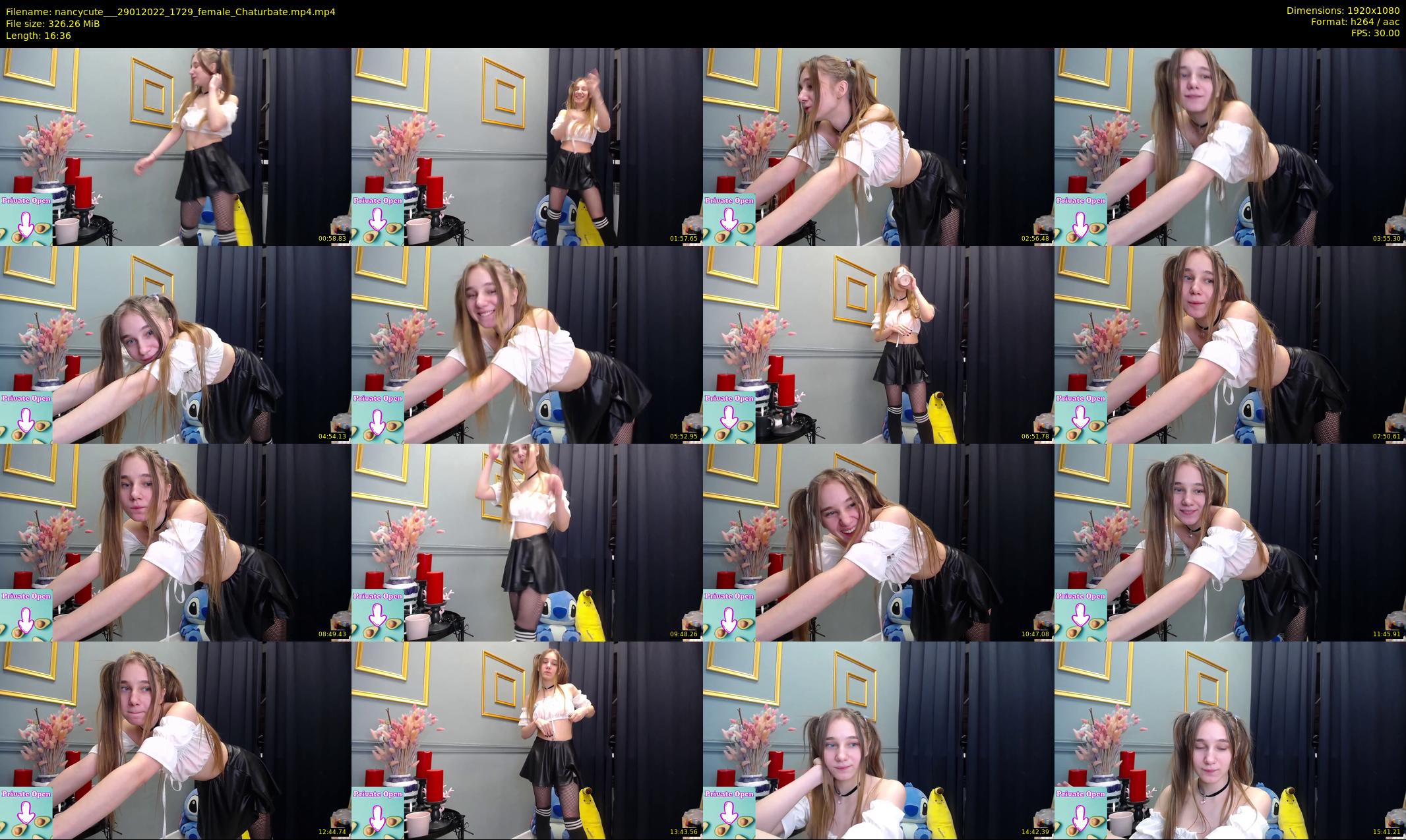nancycute__ — 17 minute Chaturbate female cam show recording, 1080p, Jan 29, 2022
