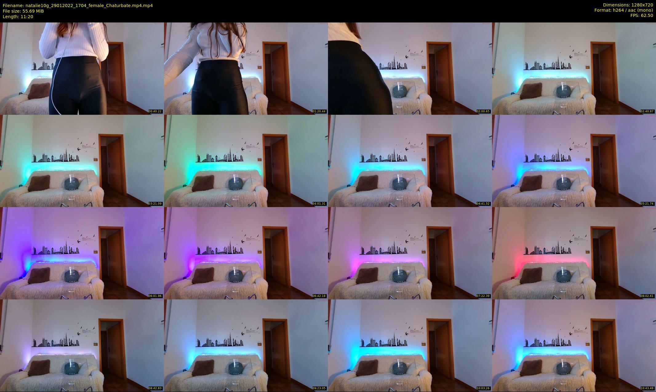 natalie10g — 12 minute Chaturbate female cam show recording, 720p, Jan 29, 2022