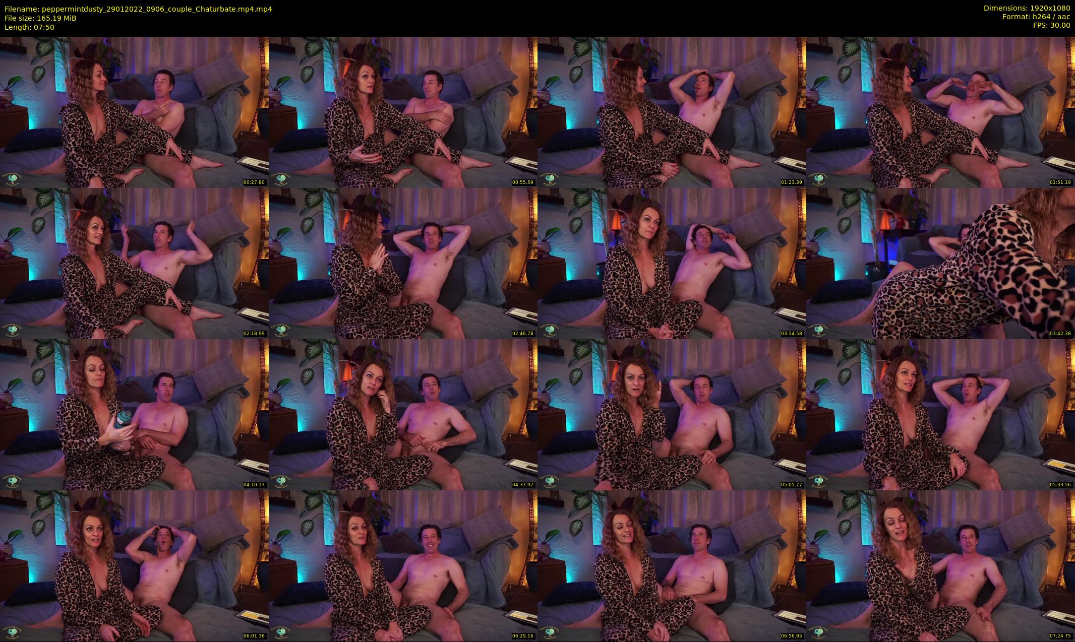 peppermintdusty — 8 minute Chaturbate couple cam show recording, 1080p, Jan 29, 2022