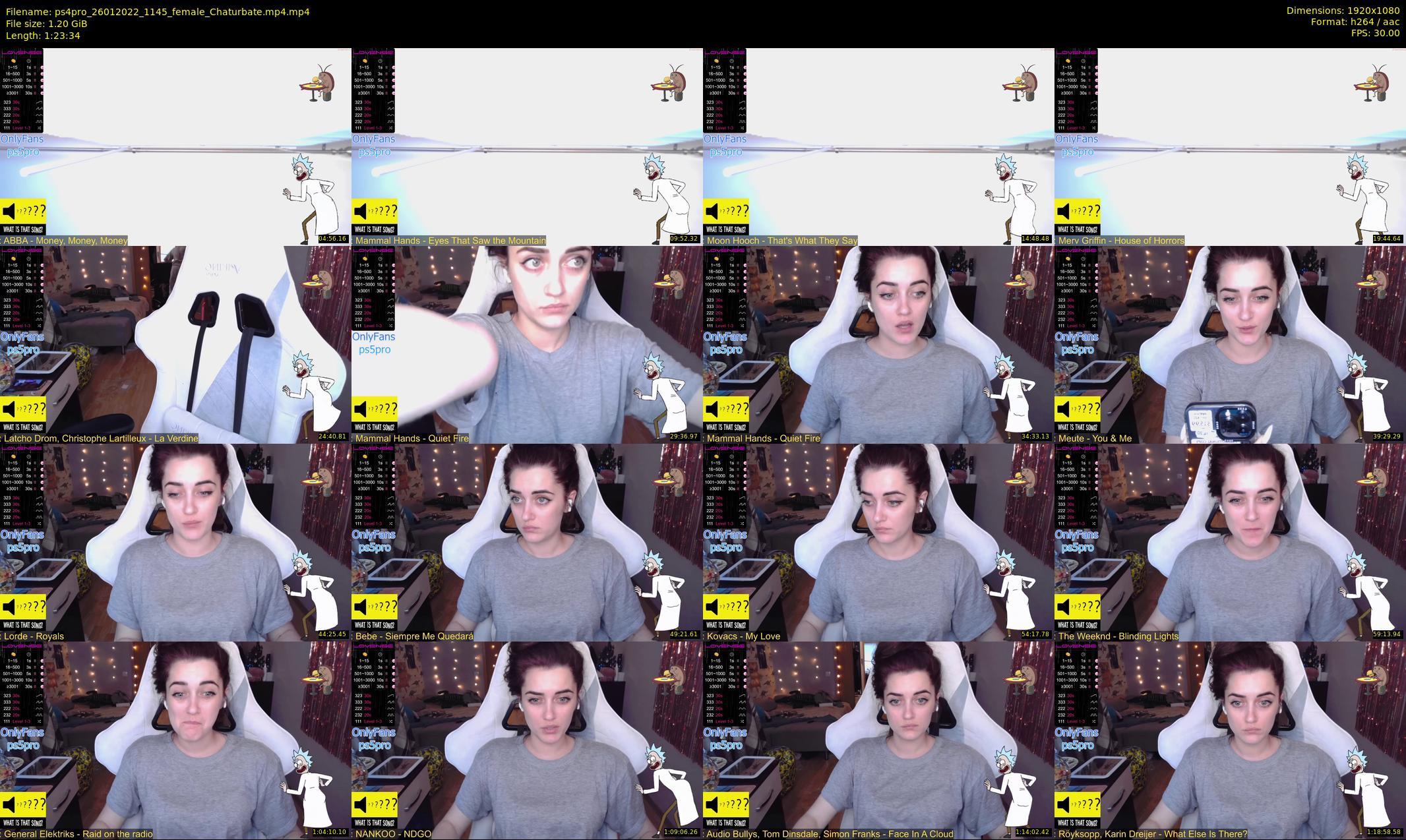 ps4pro — 84 minute Chaturbate female cam show recording, 1080p, Jan 26, 2022