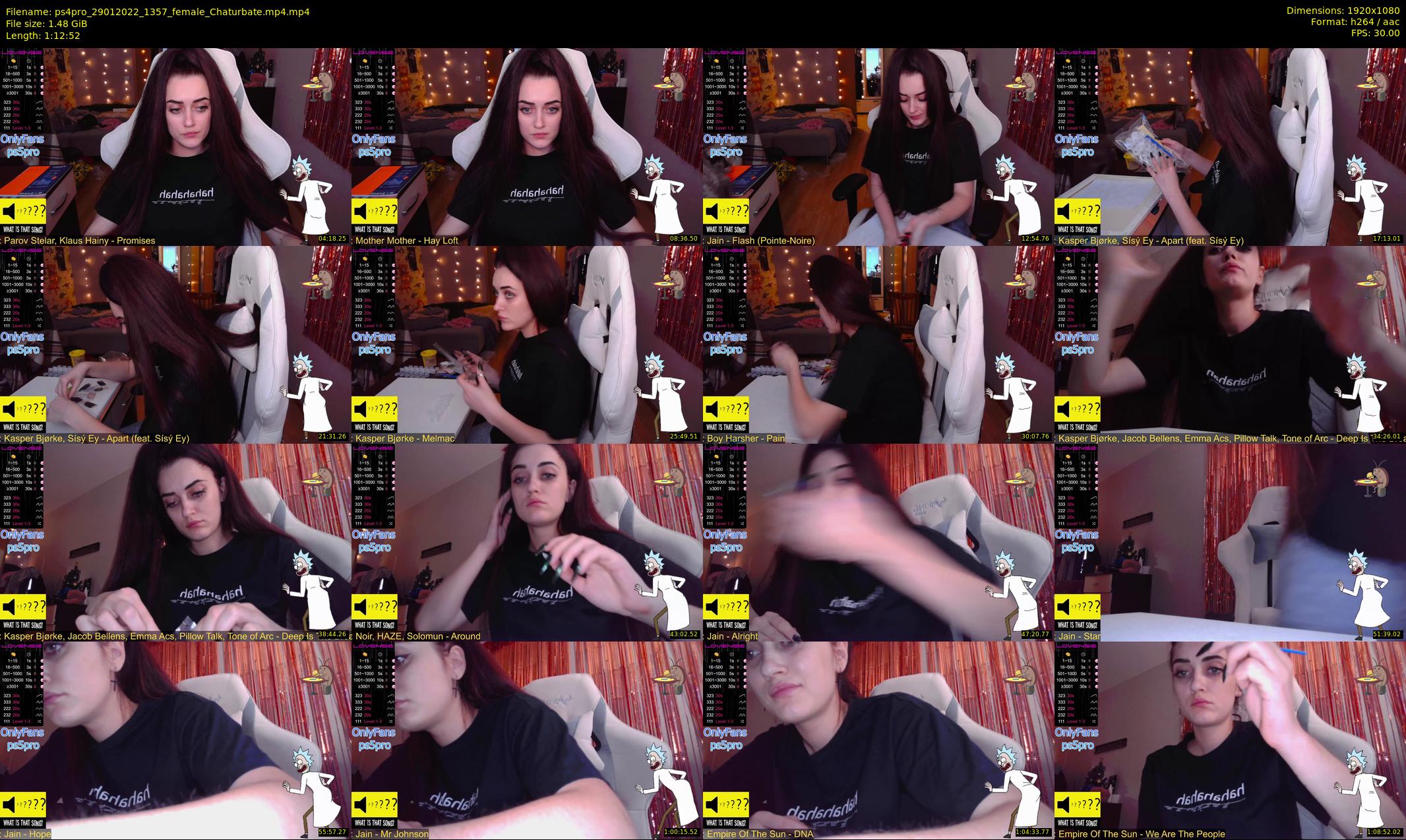 ps4pro — 73 minute Chaturbate female cam show recording, 1080p, Jan 29, 2022