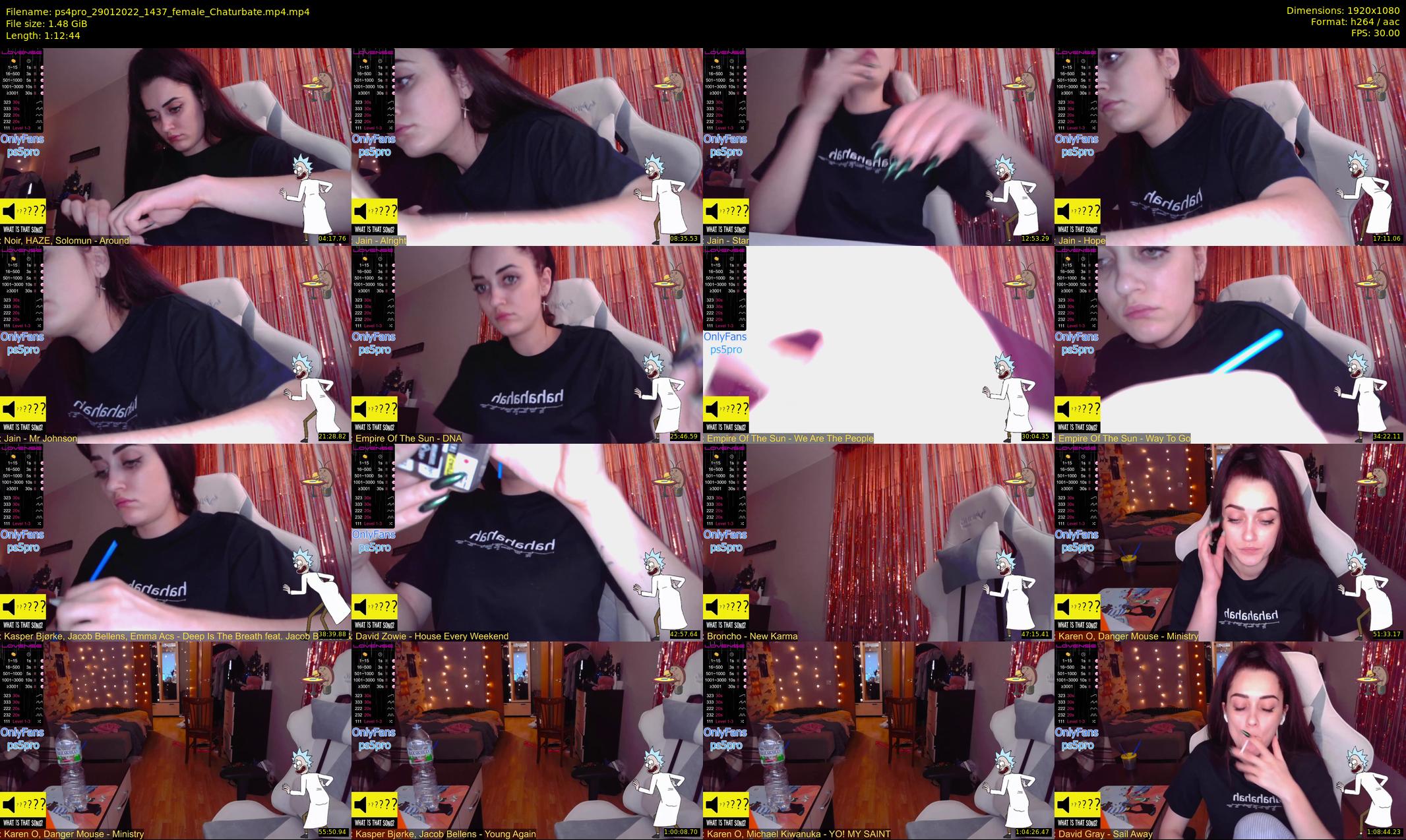 ps4pro — 73 minute Chaturbate female cam show recording, 1080p, Jan 29, 2022