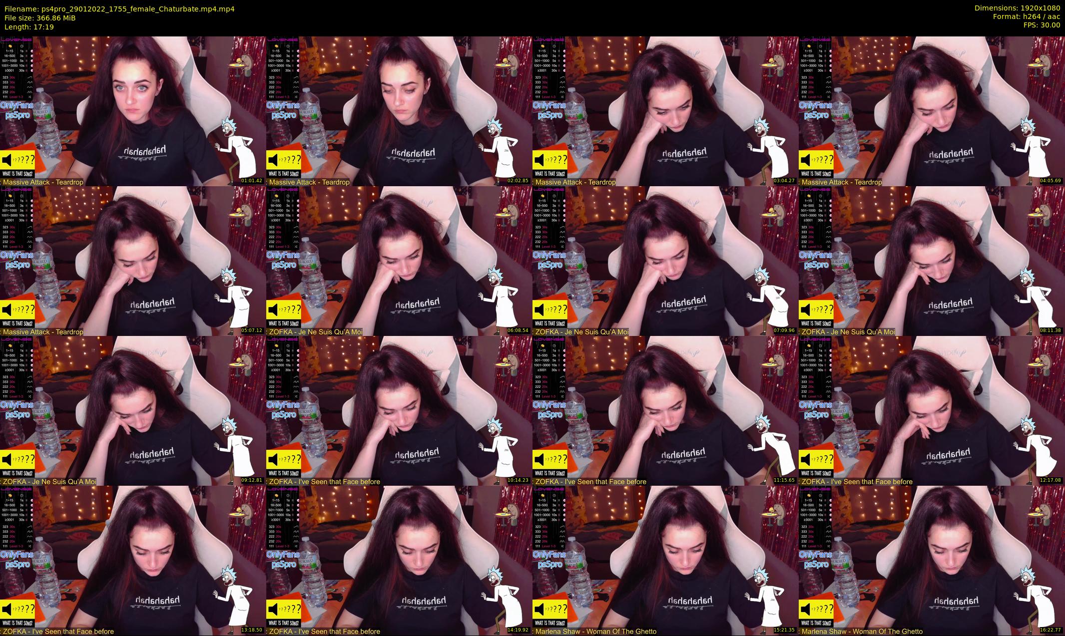 ps4pro — 18 minute Chaturbate female cam show recording, 1080p, Jan 29, 2022