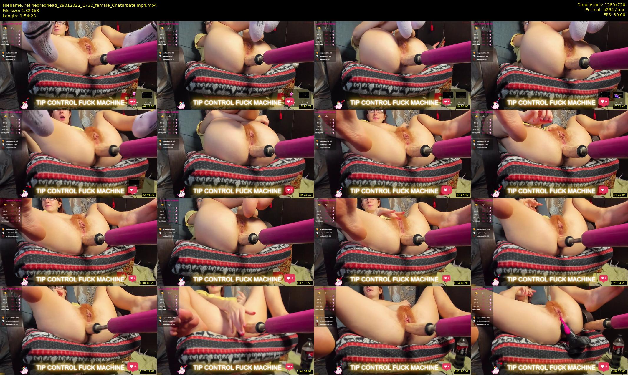 refinedredhead — 115 minute Chaturbate female cam show recording, 720p, Jan 29, 2022