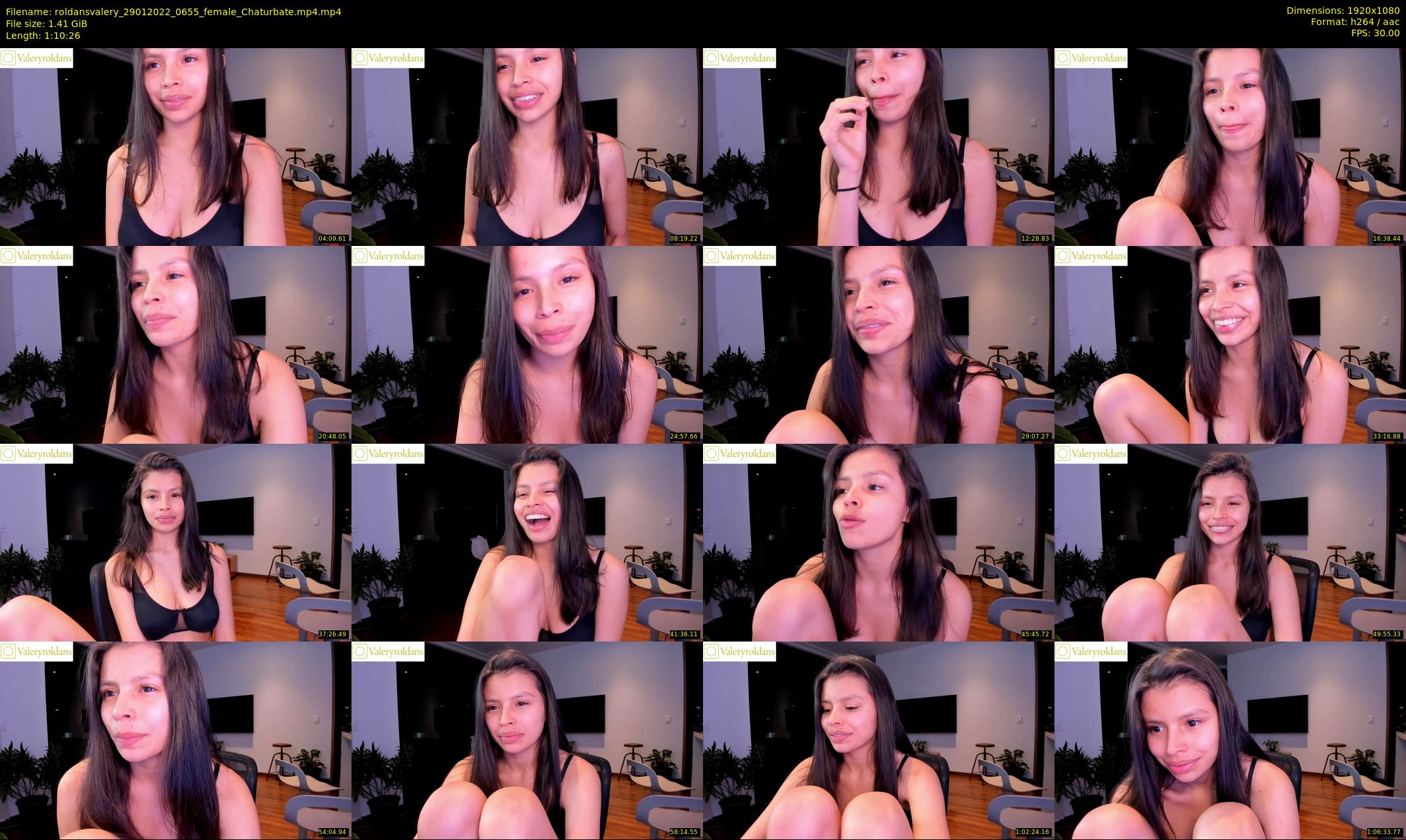 roldansvalery — 71 minute Chaturbate female cam show recording, 1080p, Jan 29, 2022
