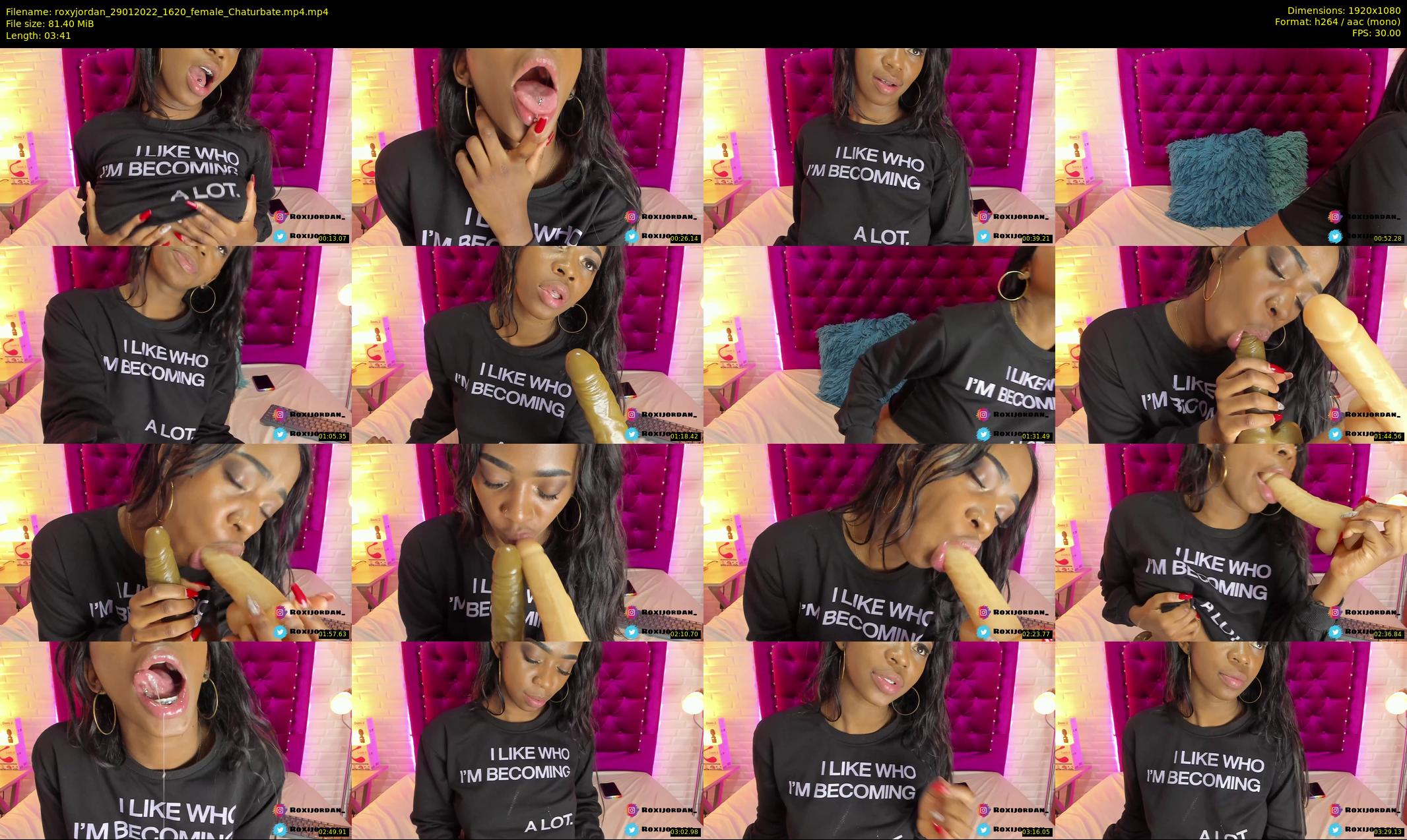 roxyjordan — 4 minute Chaturbate female cam show recording, 1080p, Jan 29, 2022
