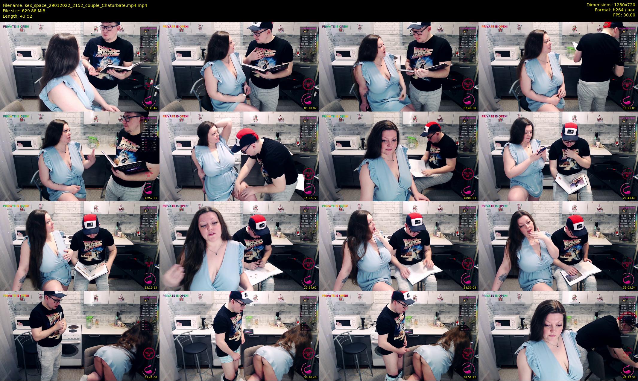 sex_space — 44 minute Chaturbate couple cam show recording, 720p, Jan 29, 2022