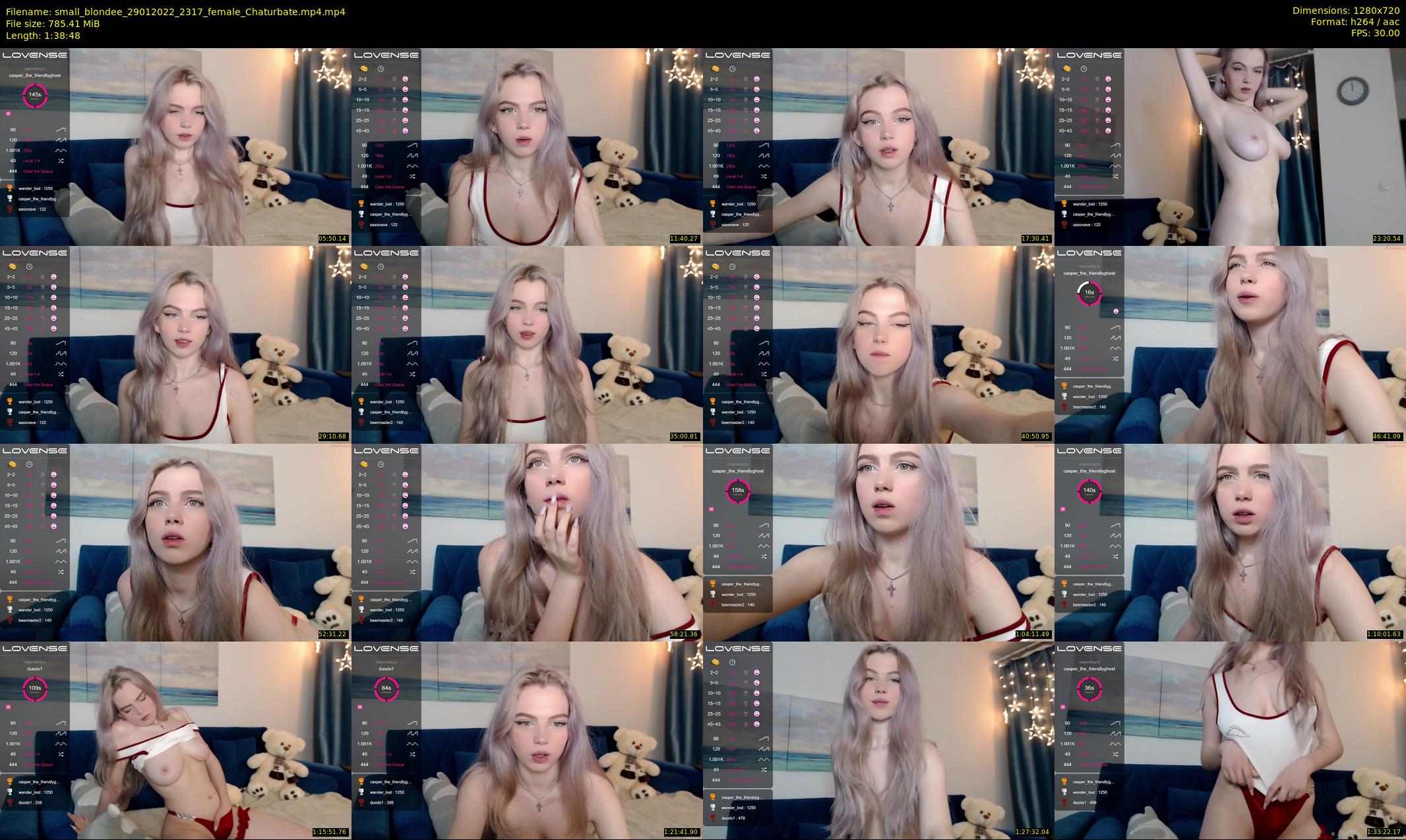 small_blondee — 99 minute Chaturbate female cam show recording, 720p, Jan 29, 2022