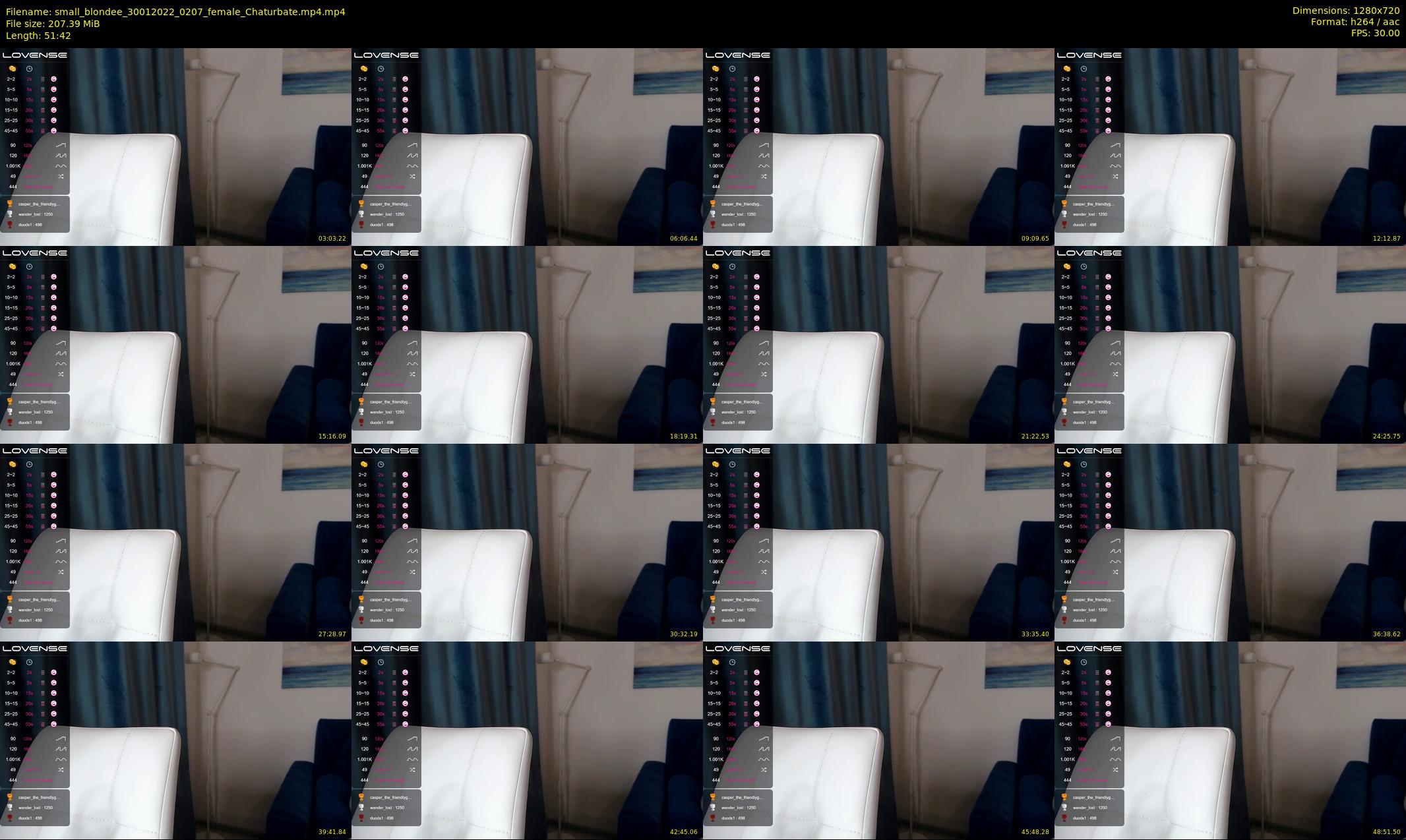 small_blondee — 52 minute Chaturbate female cam show recording, 720p, Jan 30, 2022