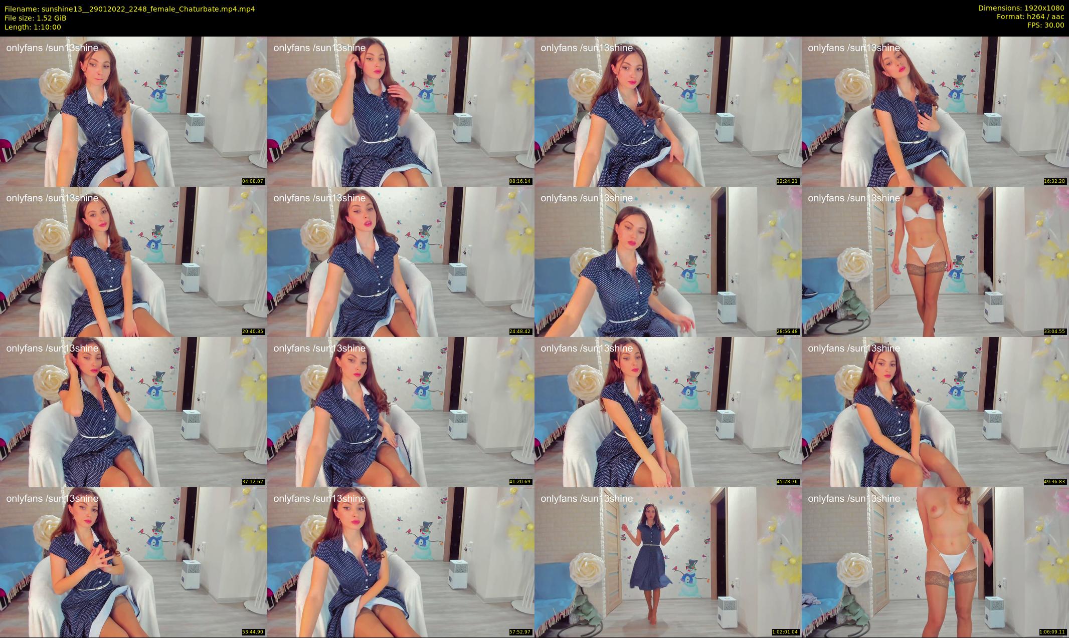 sunshine13_ — 70 minute Chaturbate female cam show recording, 1080p, Jan 29, 2022