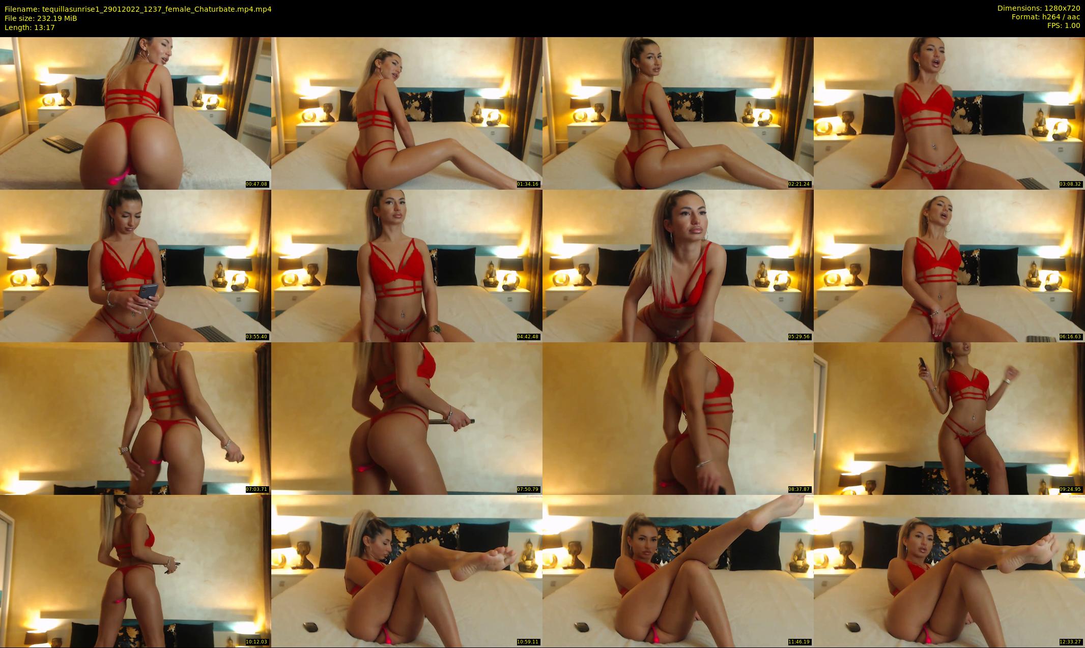 tequillasunrise1 — 14 minute Chaturbate female cam show recording, 720p, Jan 29, 2022