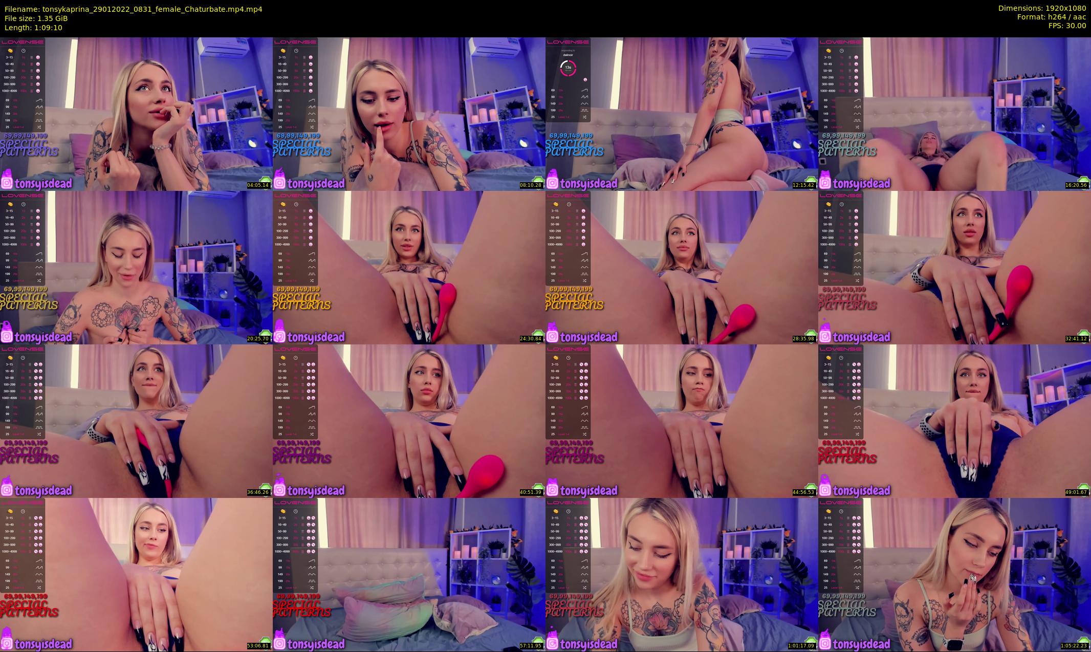 tonsykaprina — 70 minute Chaturbate couple cam show recording, 1080p, Jan 29, 2022