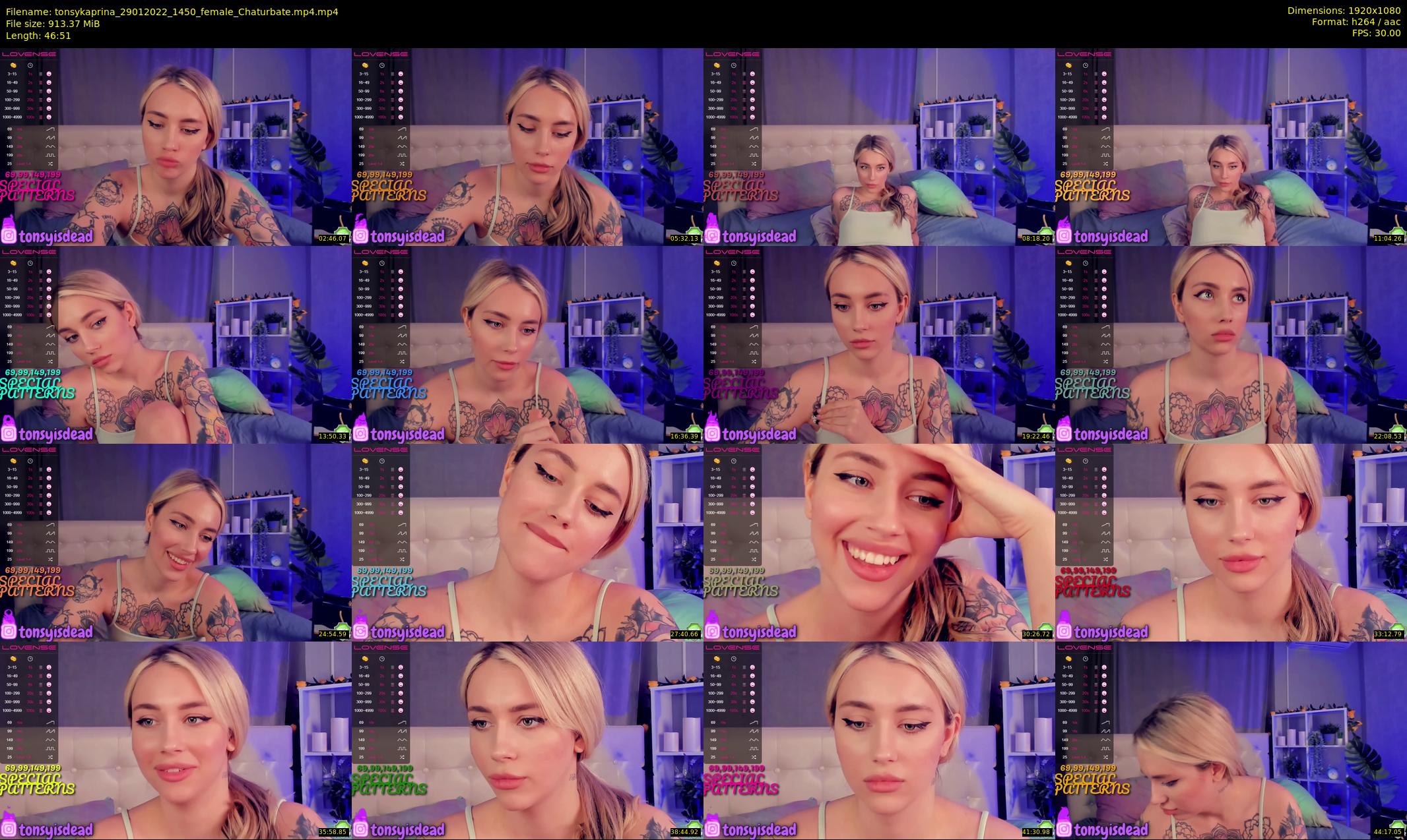 tonsykaprina — 47 minute Chaturbate couple cam show recording, 1080p, Jan 29, 2022