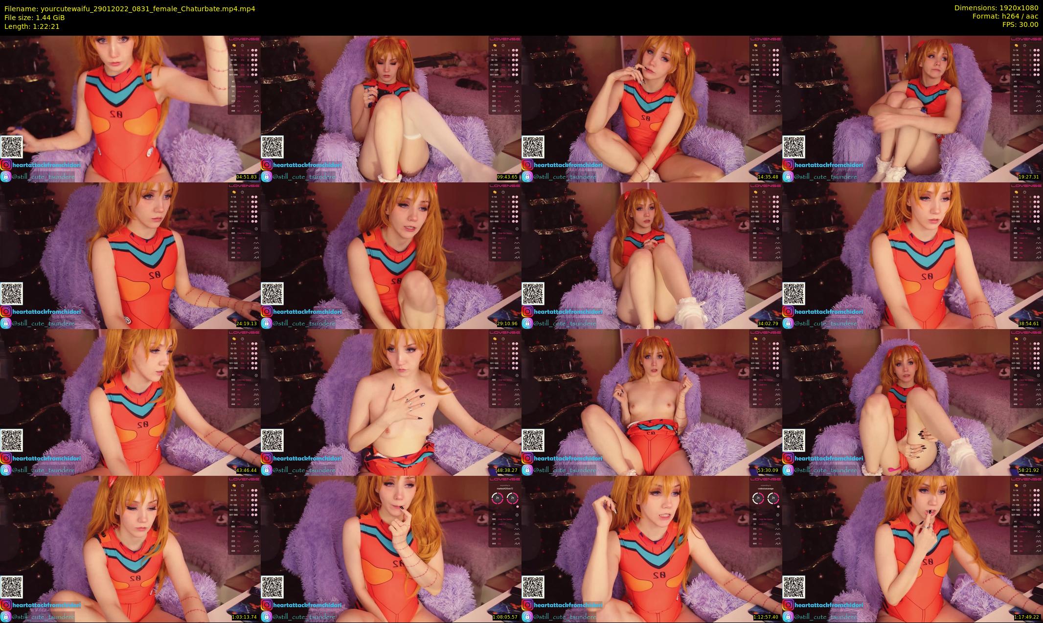 yourcutewaifu — 83 minute Chaturbate female cam show recording, 1080p, Jan 29, 2022