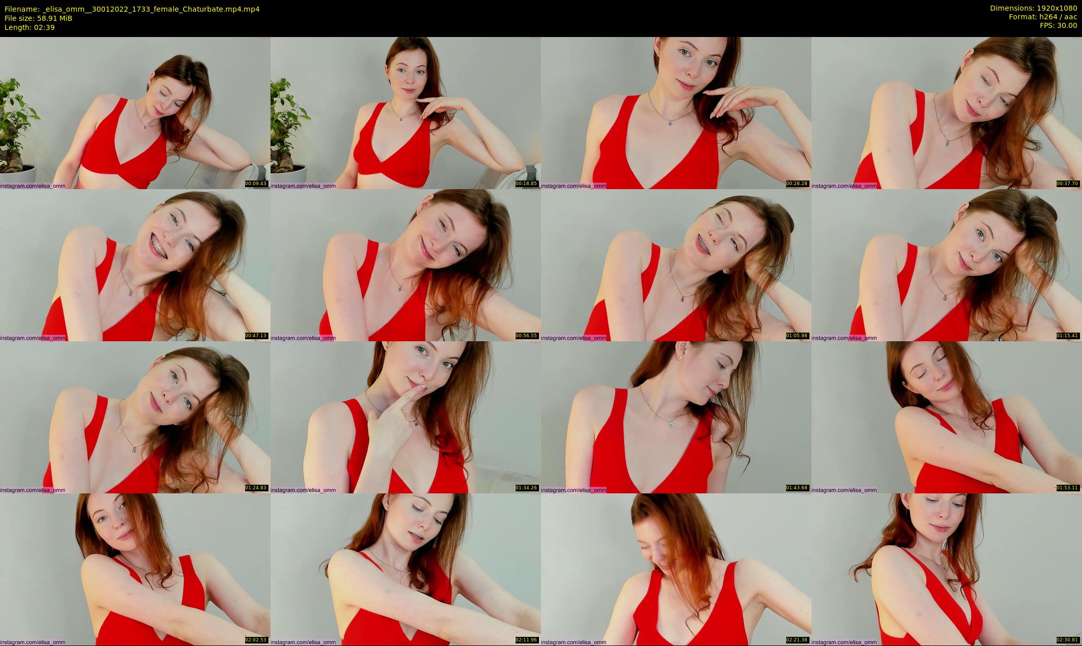 _elisa_omm_ — 3 minute Chaturbate female cam show recording, 1080p, Jan 30, 2022
