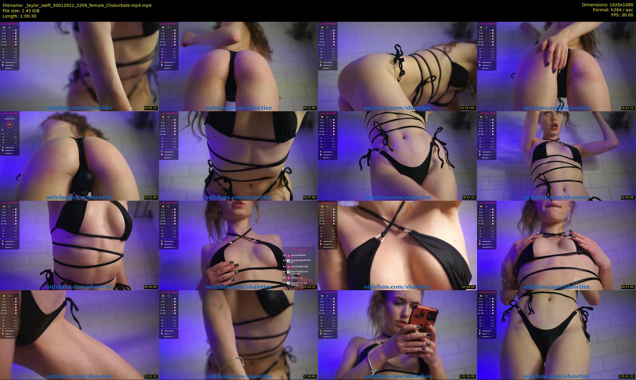 _taylor_swift — 70 minute Chaturbate female cam show recording, 1080p, Jan 30, 2022