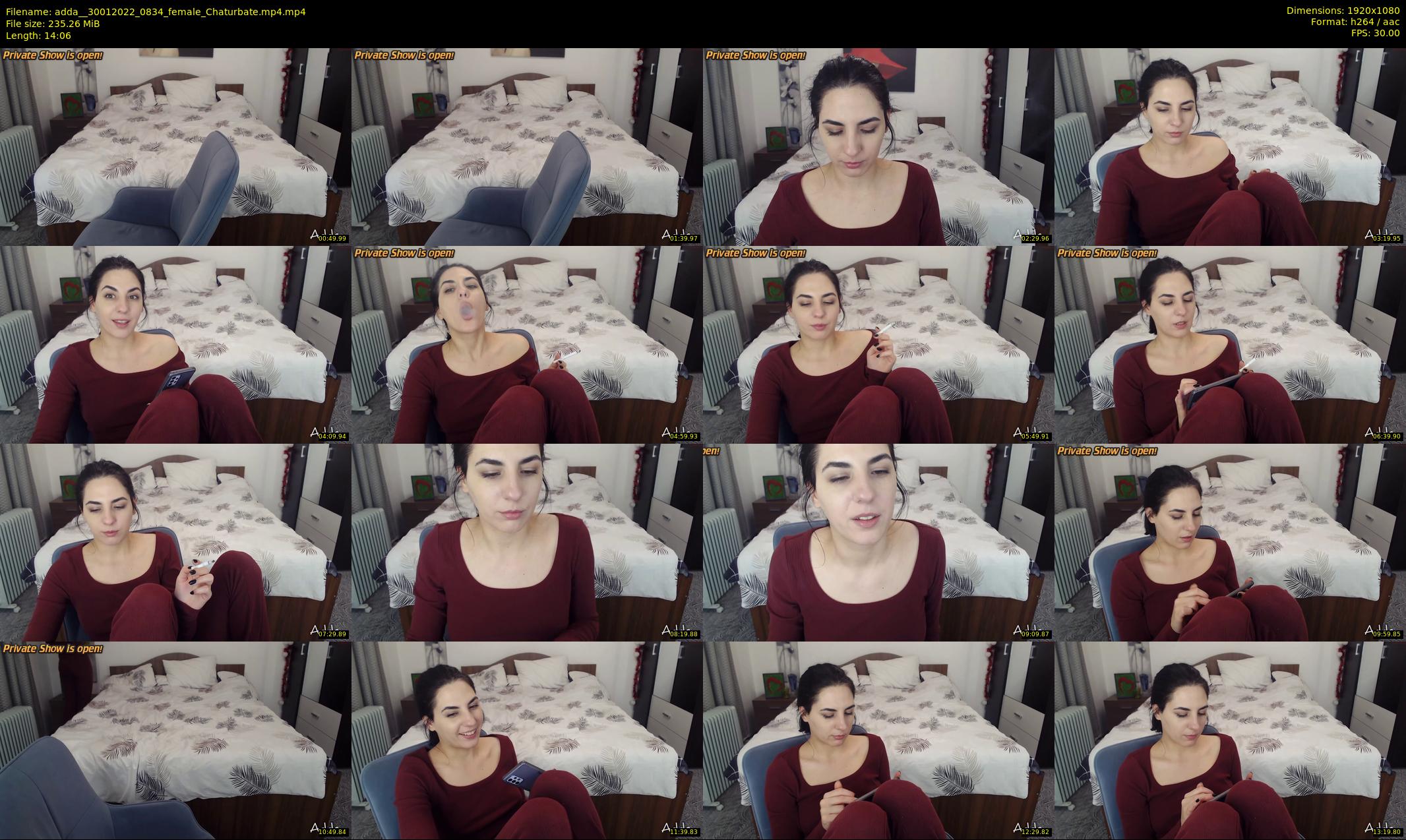 adda_ — 15 minute Chaturbate female cam show recording, 1080p, Jan 30, 2022