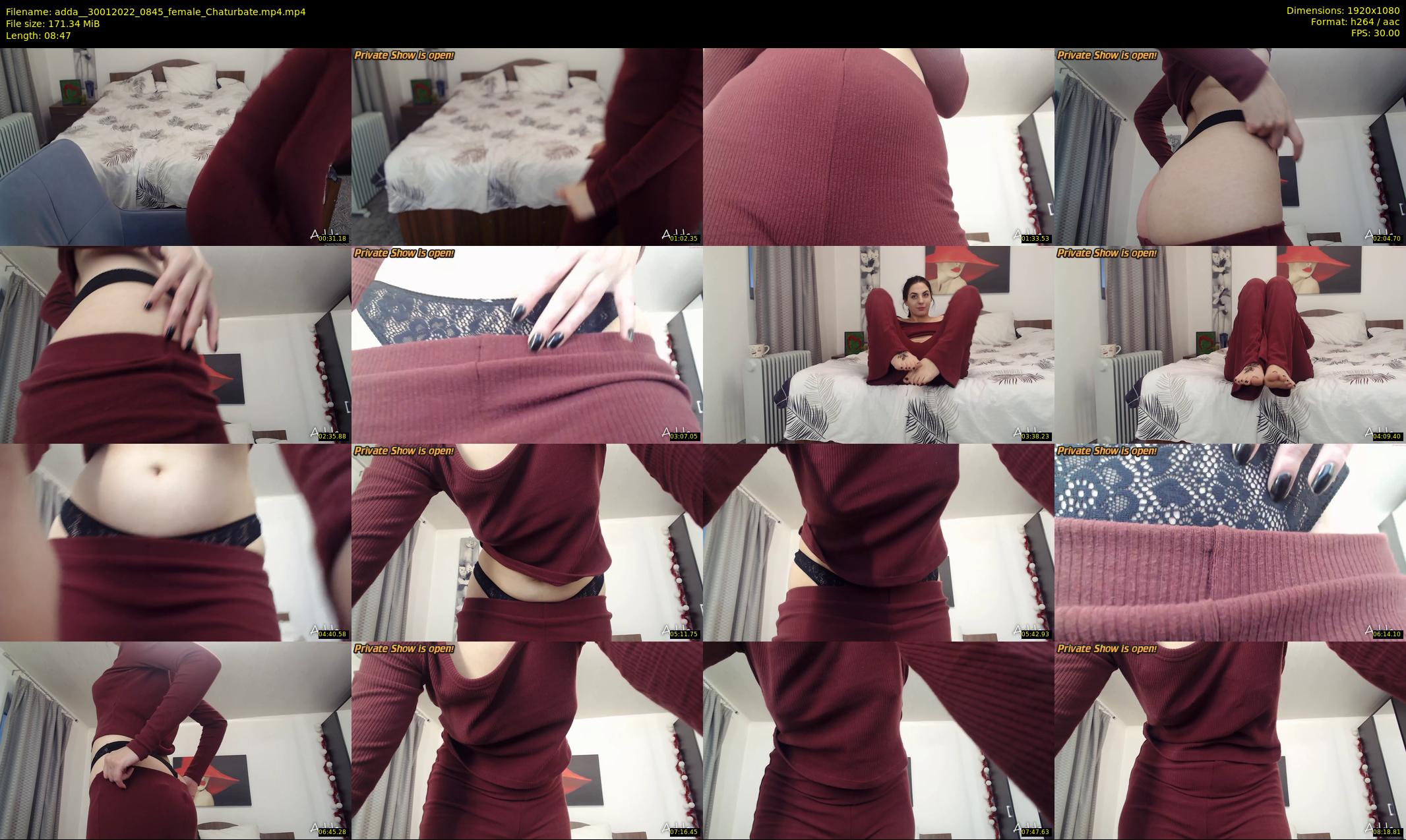 adda_ — 9 minute Chaturbate female cam show recording, 1080p, Jan 30, 2022
