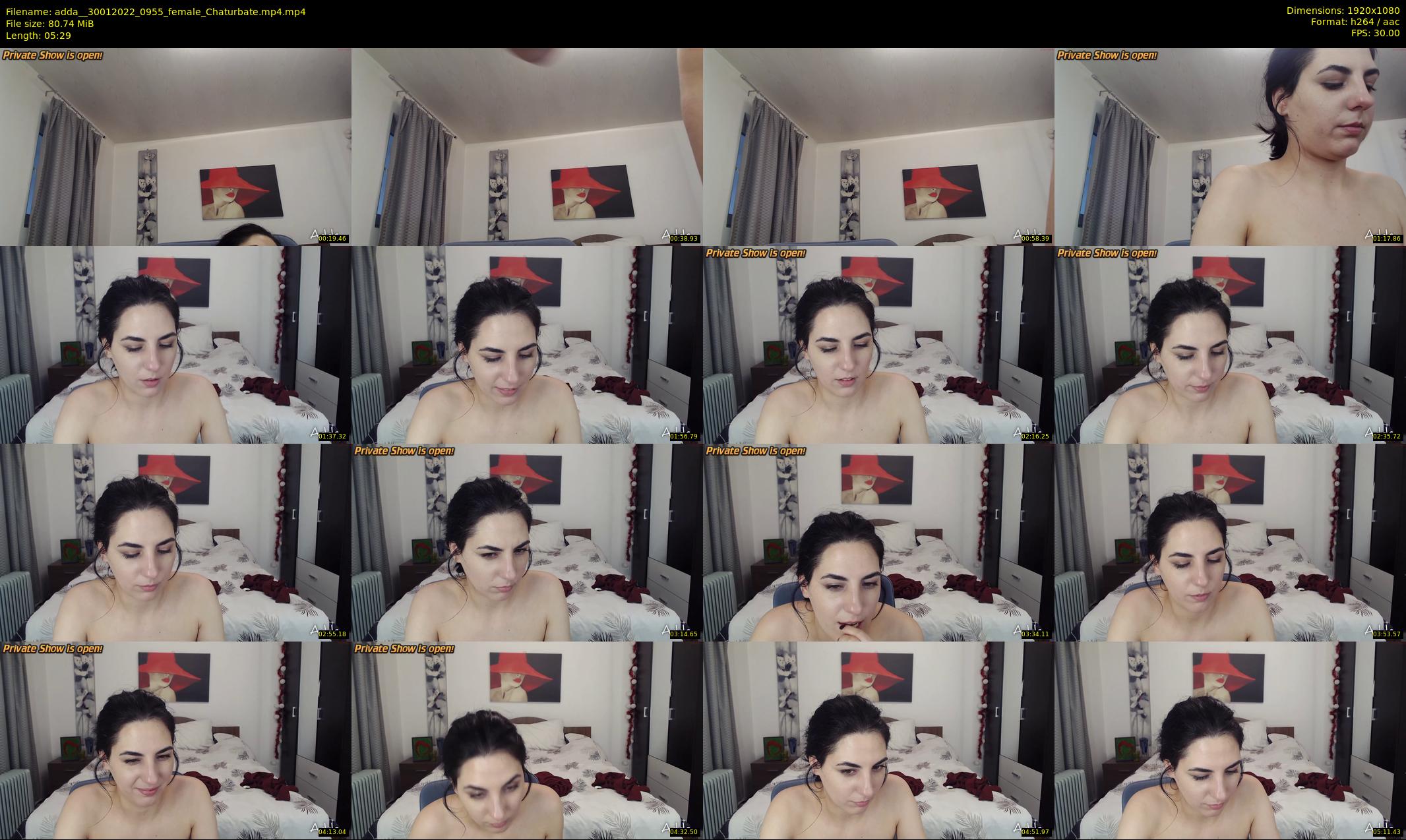 adda_ — 6 minute Chaturbate female cam show recording, 1080p, Jan 30, 2022
