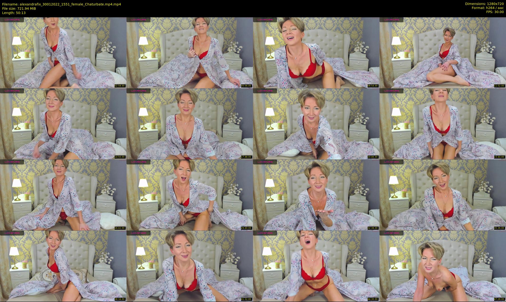 alexandrafix — 51 minute Chaturbate female cam show recording, 720p, Jan 30, 2022
