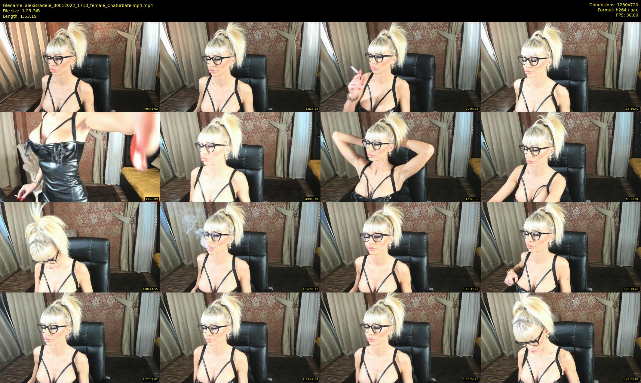 alexissadele — 114 minute Chaturbate female cam show recording, 720p, Jan 30, 2022