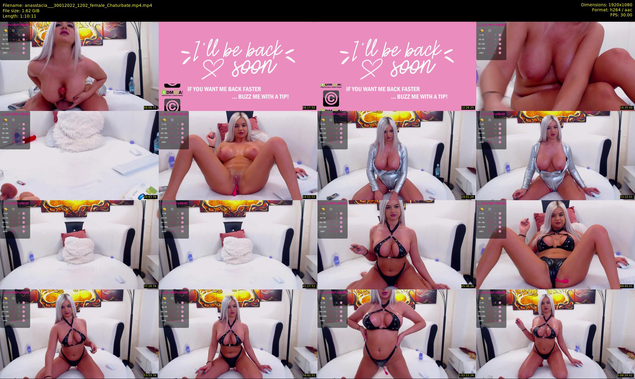 anasstacia__ — 71 minute Chaturbate female cam show recording, 1080p, Jan 30, 2022