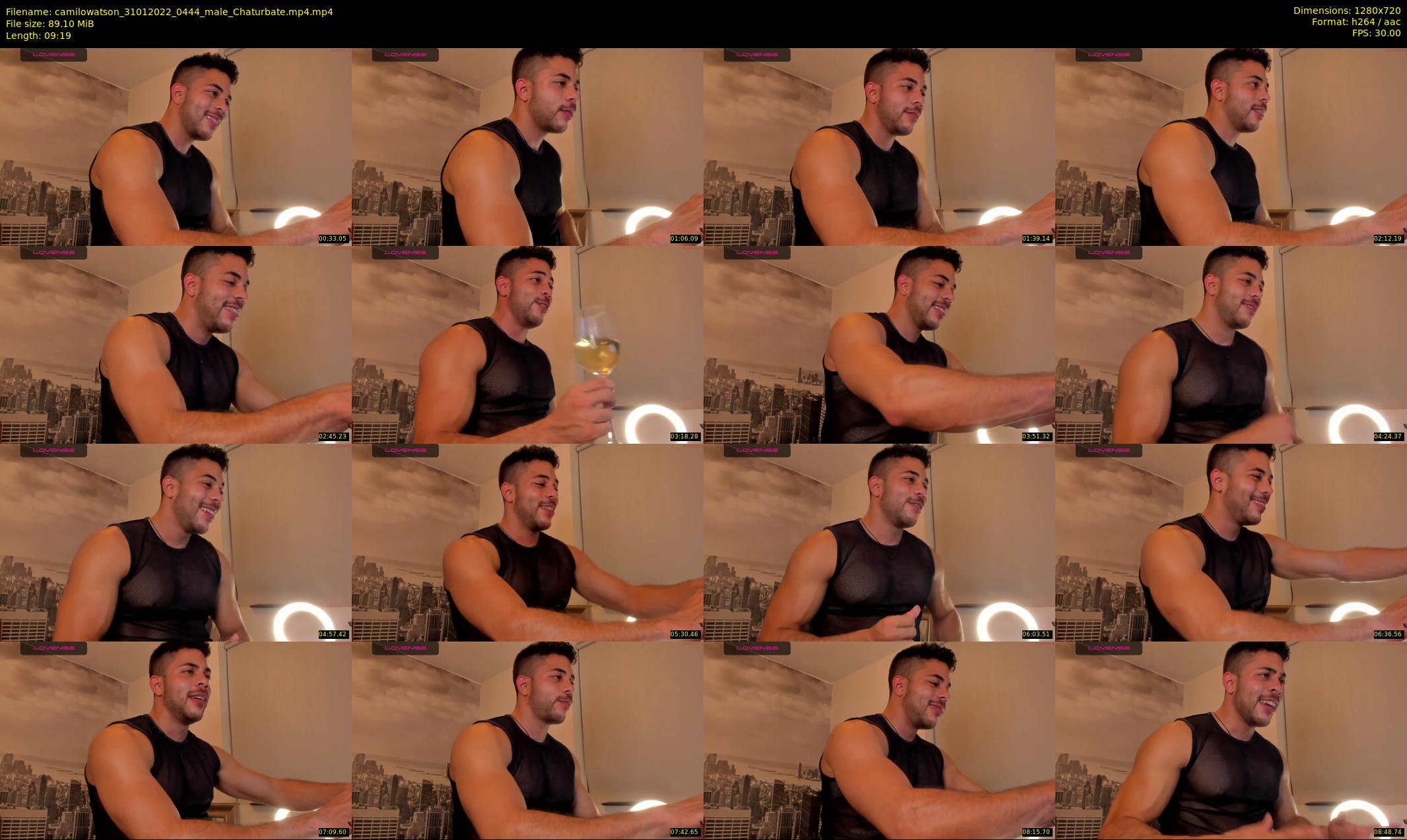 camilowatson — 10 minute Chaturbate male cam show recording, 720p, Jan 31, 2022
