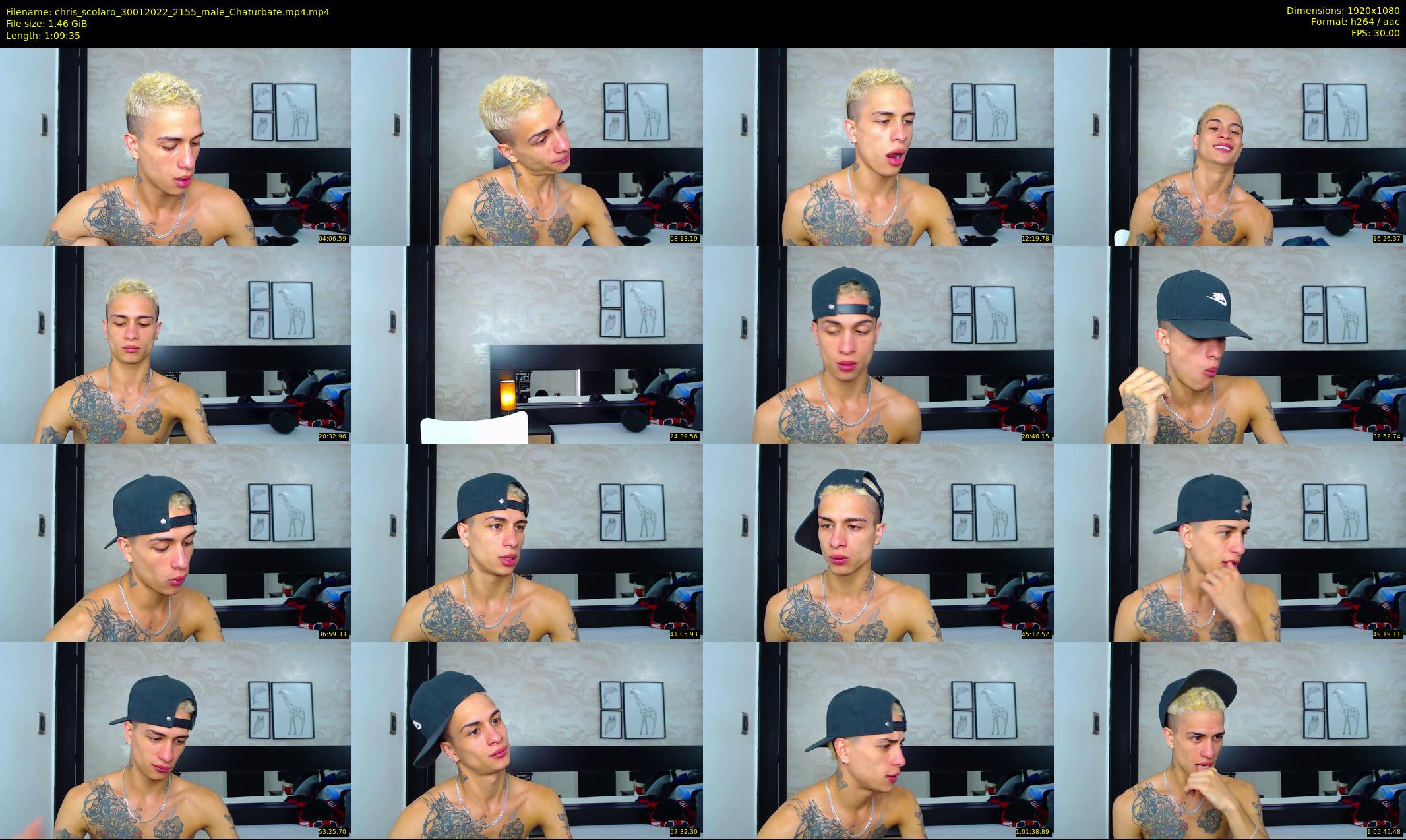 chris_scolaro — 70 minute Chaturbate male cam show recording, 1080p, Jan 30, 2022