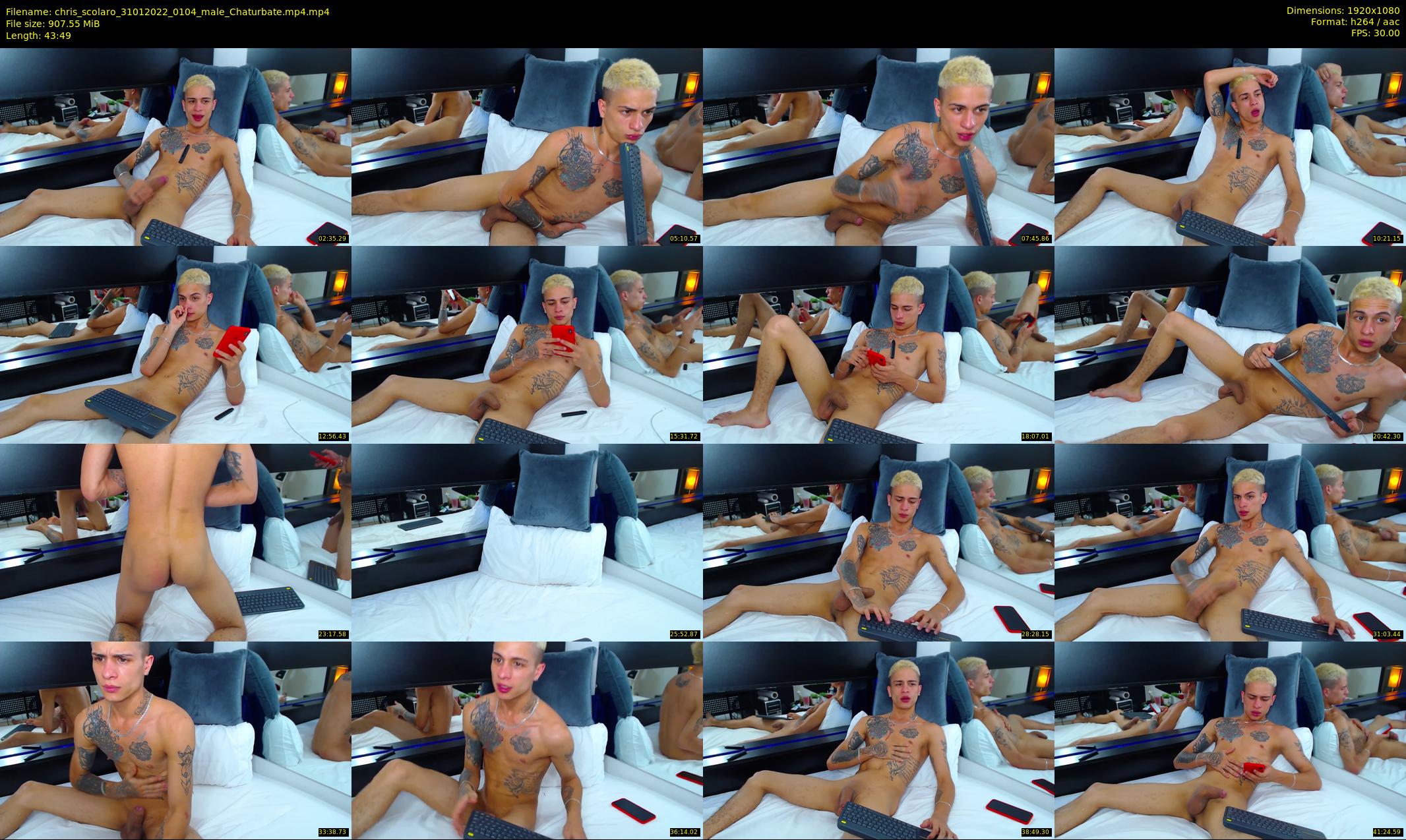 chris_scolaro — 44 minute Chaturbate male cam show recording, 1080p, Jan 31, 2022