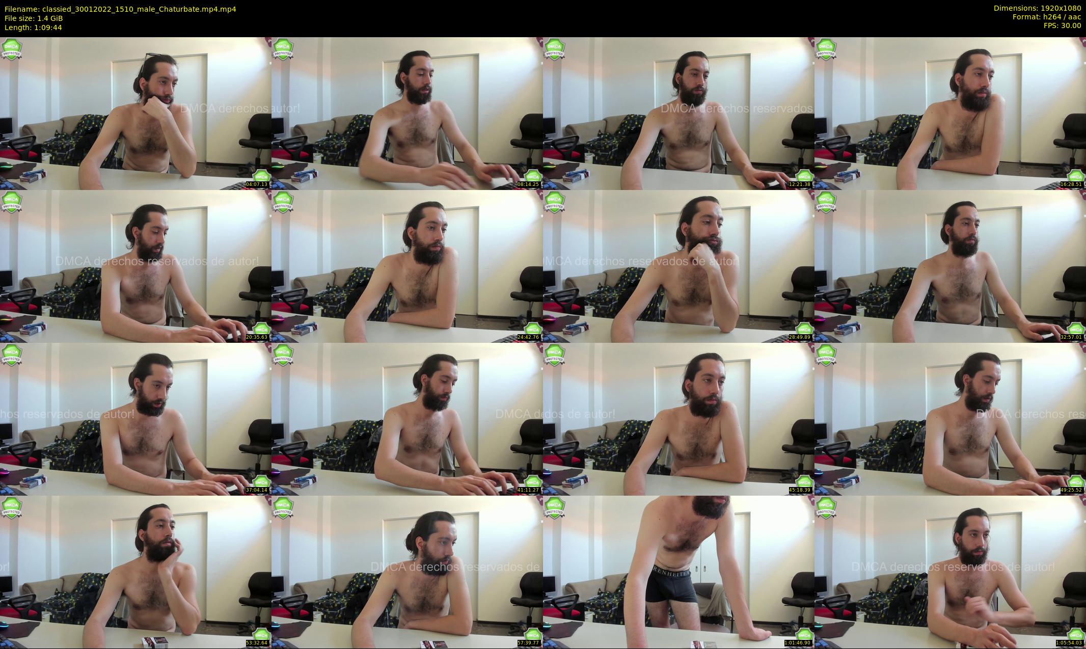 classied — 70 minute Chaturbate male cam show recording, 1080p, Jan 30, 2022