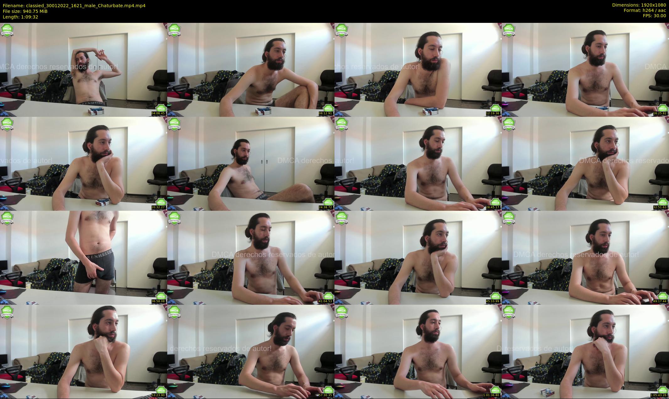 classied — 70 minute Chaturbate male cam show recording, 1080p, Jan 30, 2022