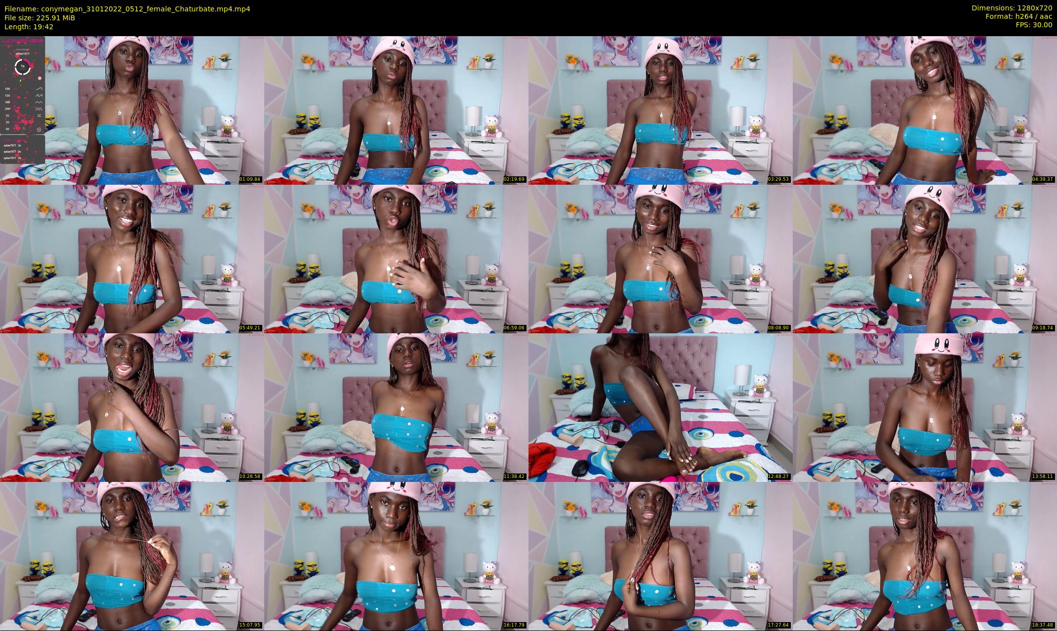 conymegan — 20 minute Chaturbate female cam show recording, 720p, Jan 31, 2022