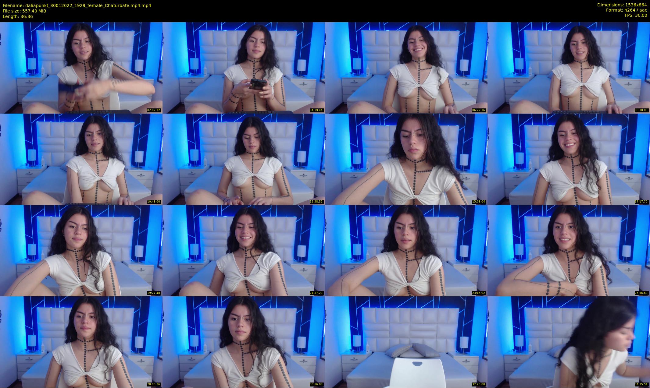 daliapunkt — 37 minute Chaturbate female cam show recording, 720p, Jan 30, 2022