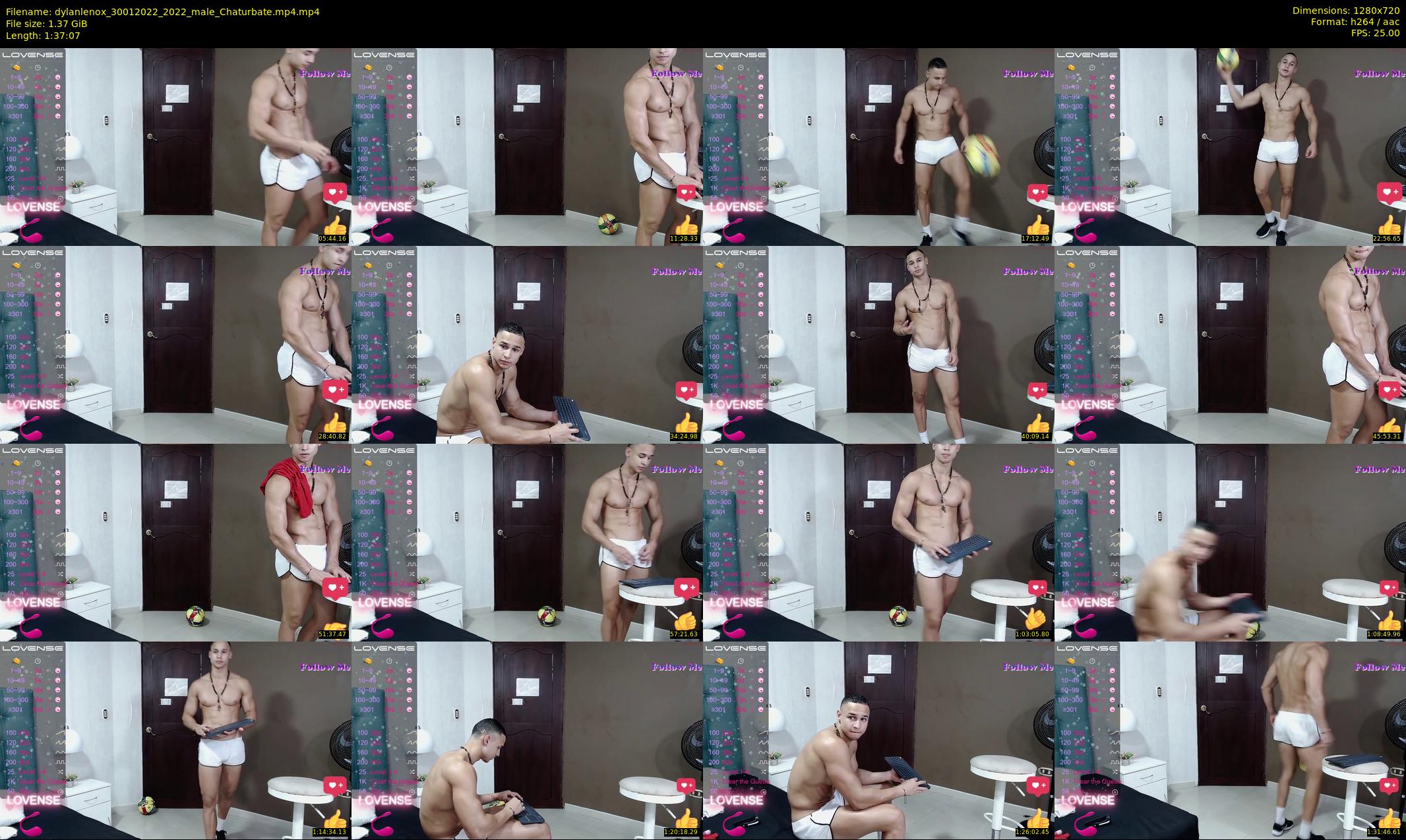 dylanlenox — 98 minute Chaturbate male cam show recording, 720p, Jan 30, 2022