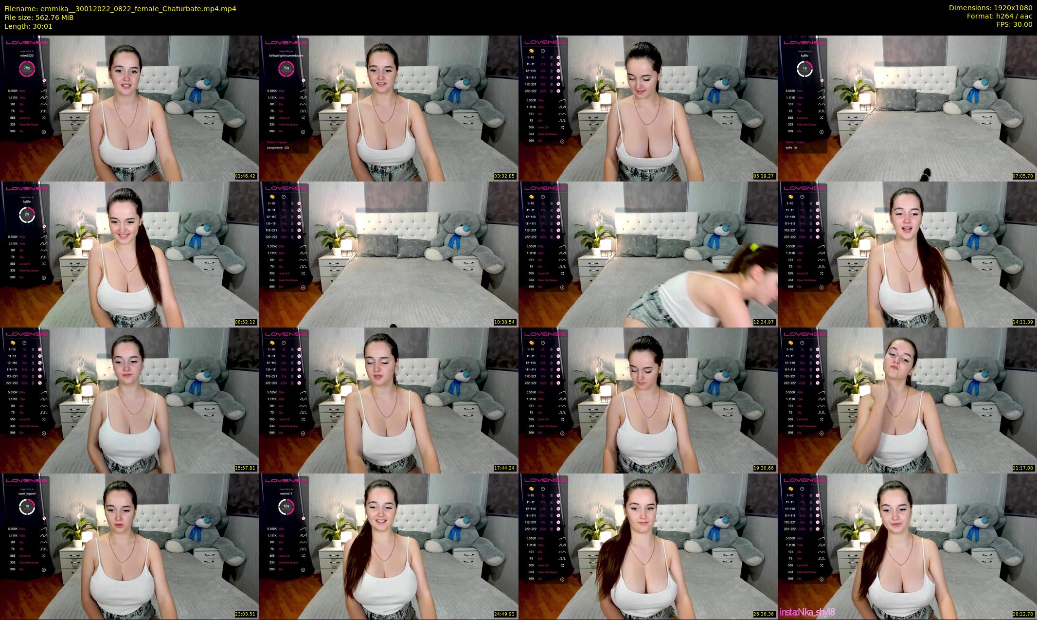 emmika_ — 31 minute Chaturbate female cam show recording, 1080p, Jan 30, 2022