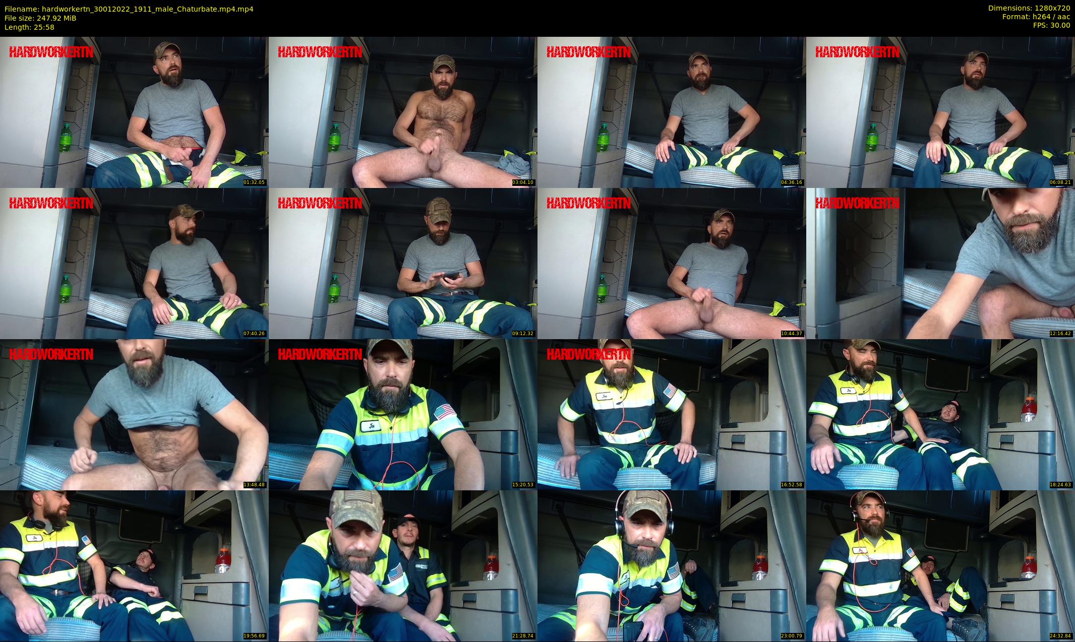 hardworkertn — 26 minute Chaturbate male cam show recording, 720p, Jan 30, 2022