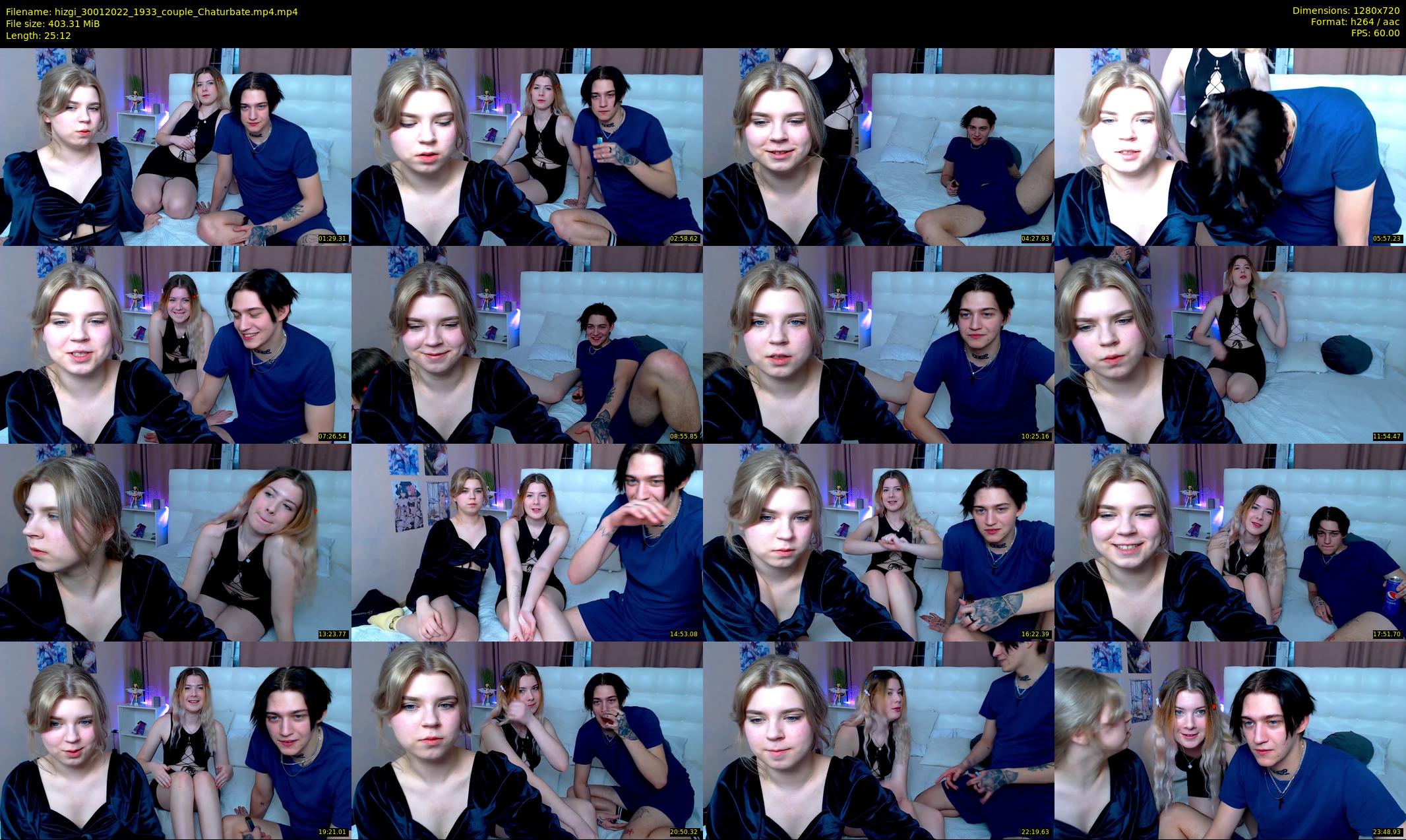 hizgi — 26 minute Chaturbate couple cam show recording, 720p, Jan 30, 2022