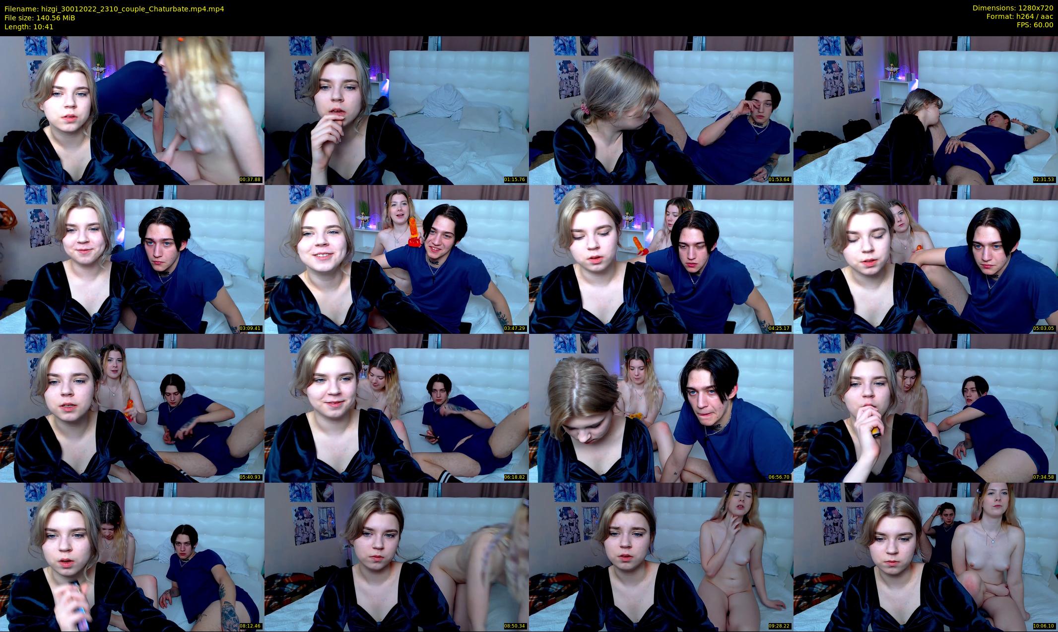hizgi — 11 minute Chaturbate couple cam show recording, 720p, Jan 30, 2022