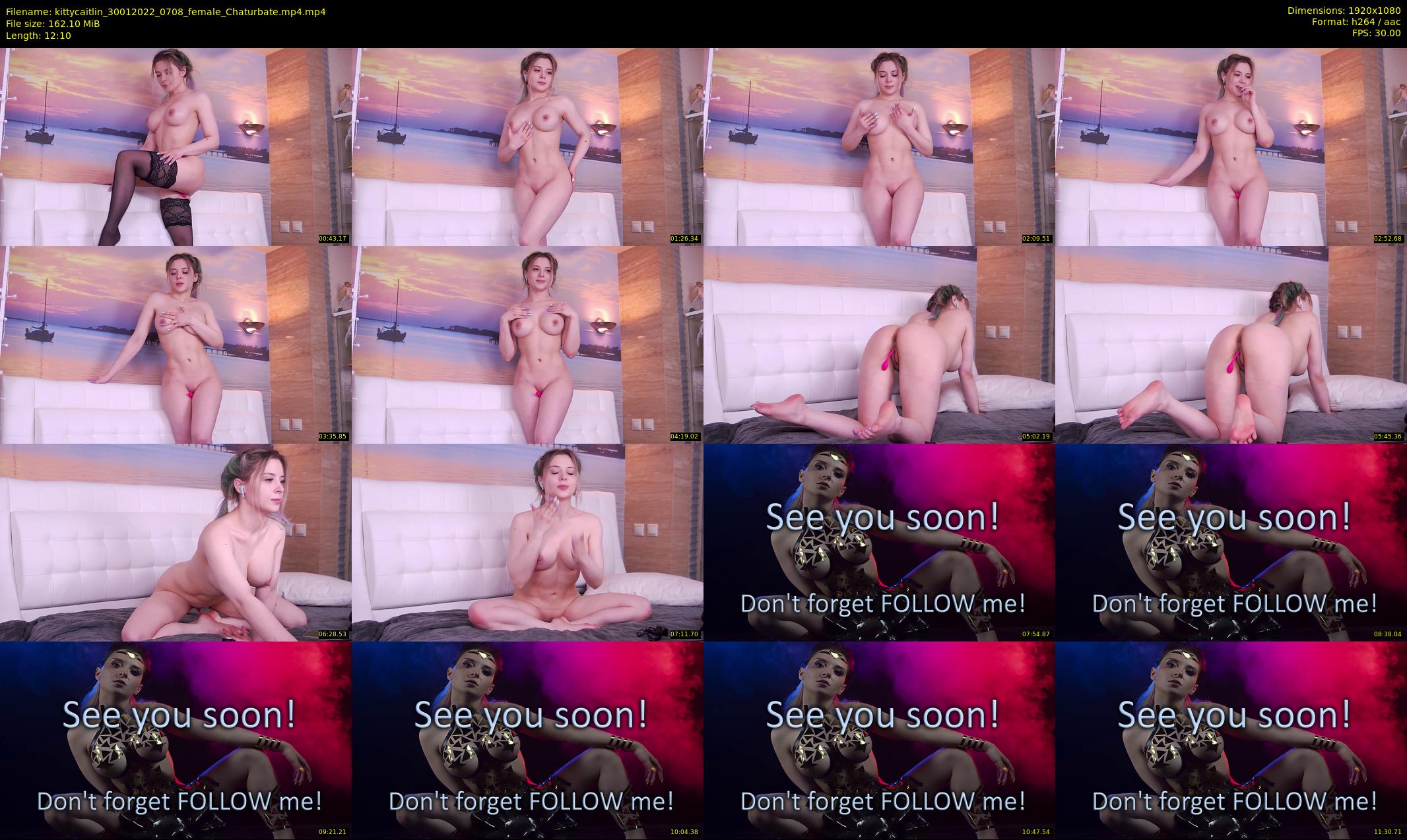 kittycaitlin — 13 minute Chaturbate female cam show recording, 1080p, Jan 30, 2022