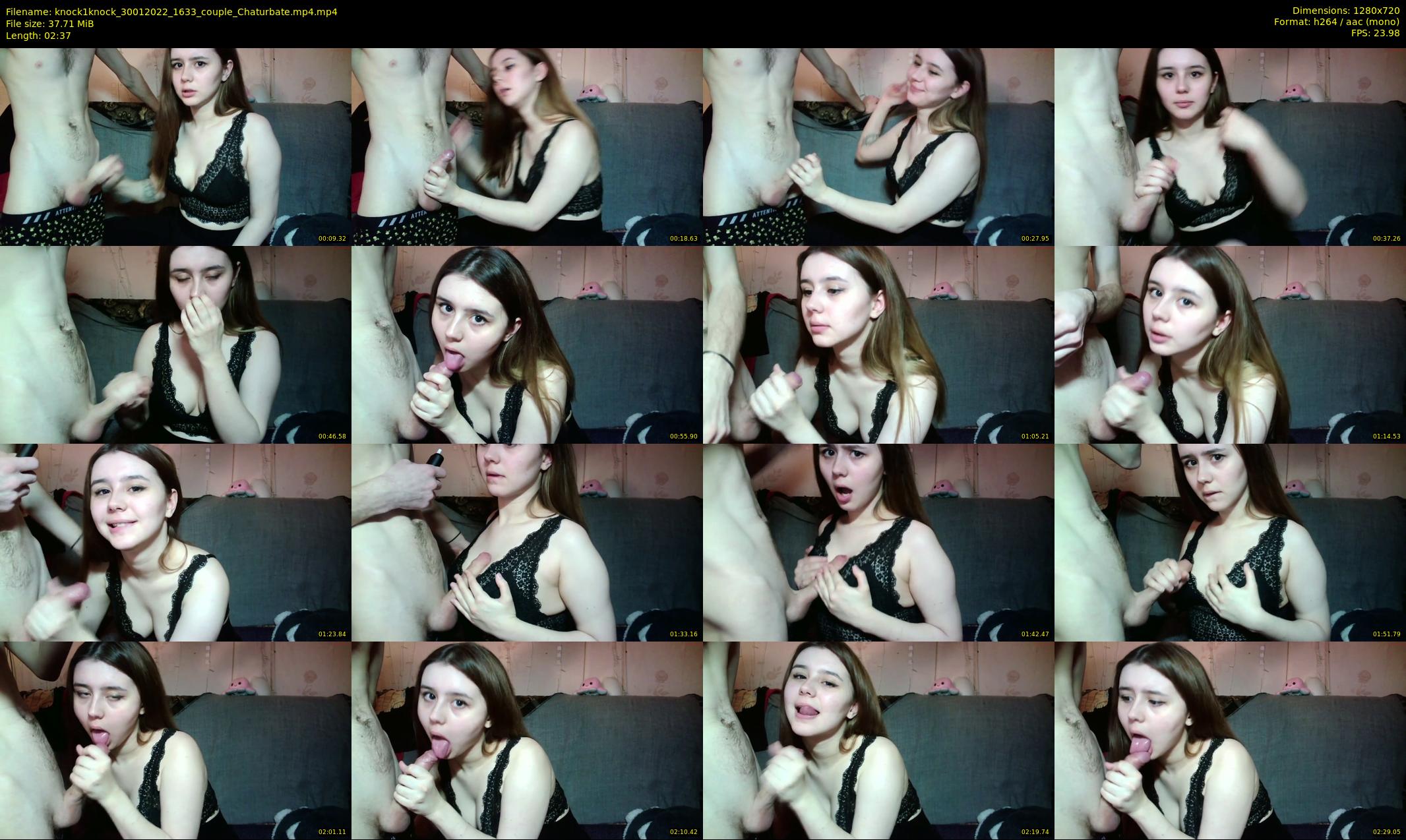 knock1knock — 3 minute Chaturbate couple cam show recording, 720p, Jan 30, 2022