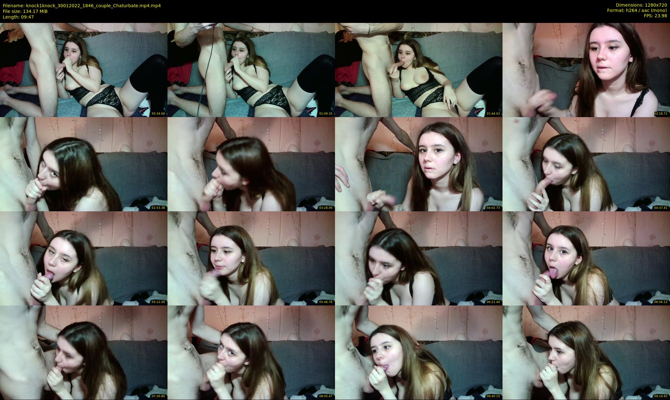 knock1knock — 10 minute Chaturbate couple cam show recording, 720p, Jan 30, 2022