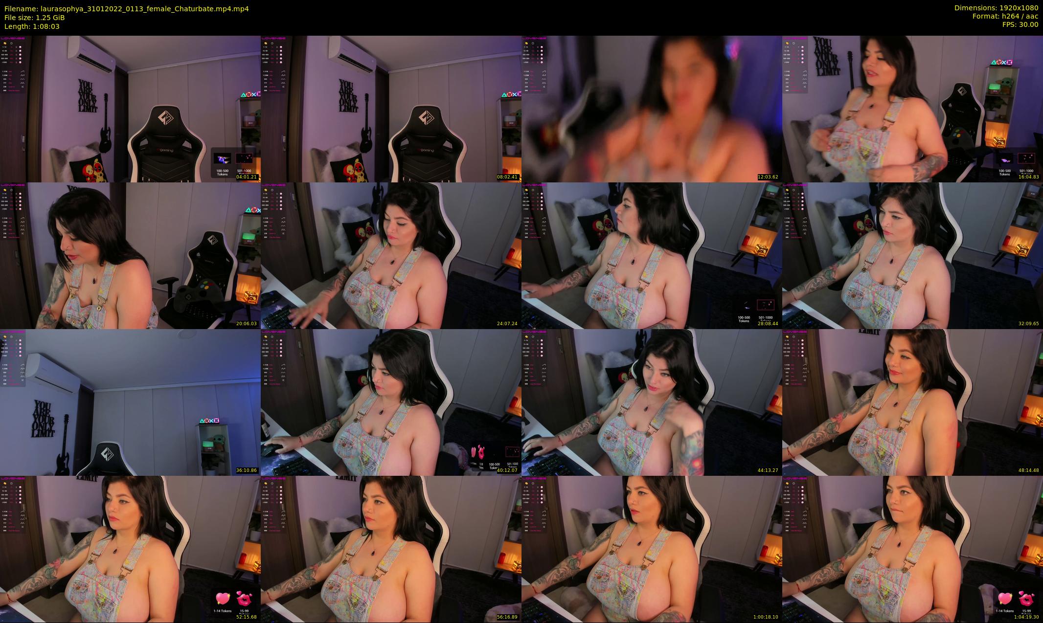 laurasophya — 69 minute Chaturbate female cam show recording, 1080p, Jan 31, 2022