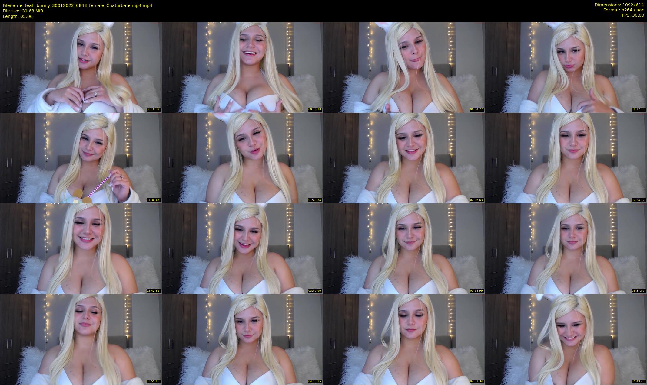 leah_bunny — 6 minute Chaturbate female cam show recording, 480p, Jan 30, 2022