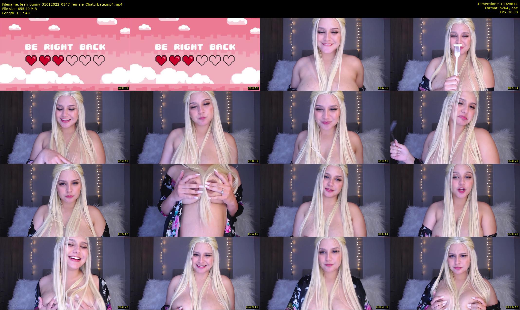 leah_bunny — 78 minute Chaturbate female cam show recording, 480p, Jan 31, 2022
