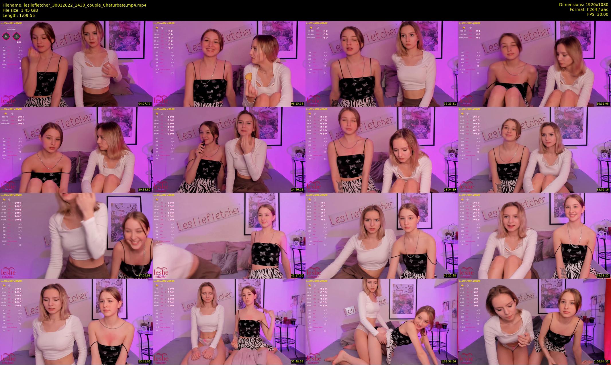lesliefletcher — 70 minute Chaturbate couple cam show recording, 1080p, Jan 30, 2022