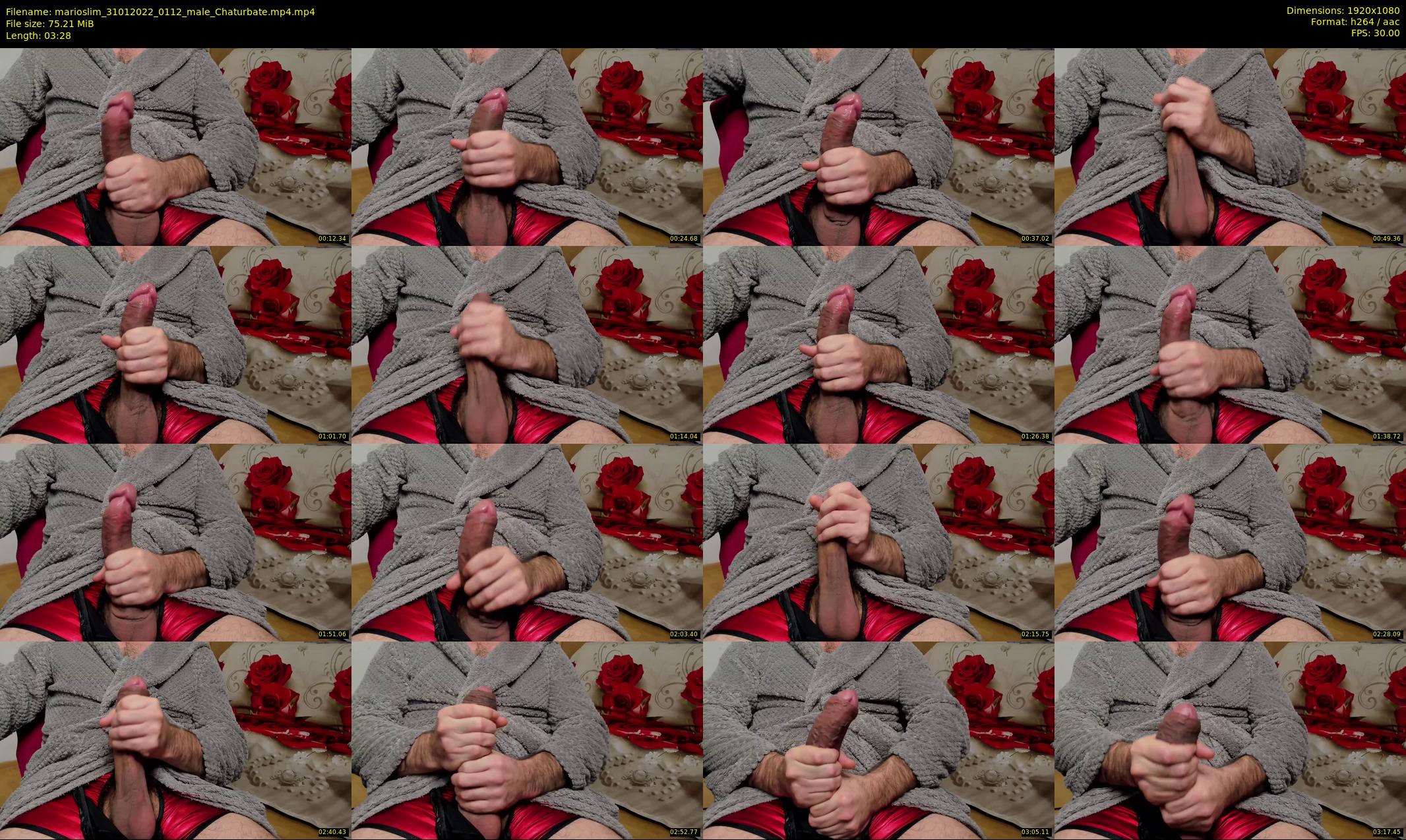 marioslim — 4 minute Chaturbate male cam show recording, 1080p, Jan 31, 2022