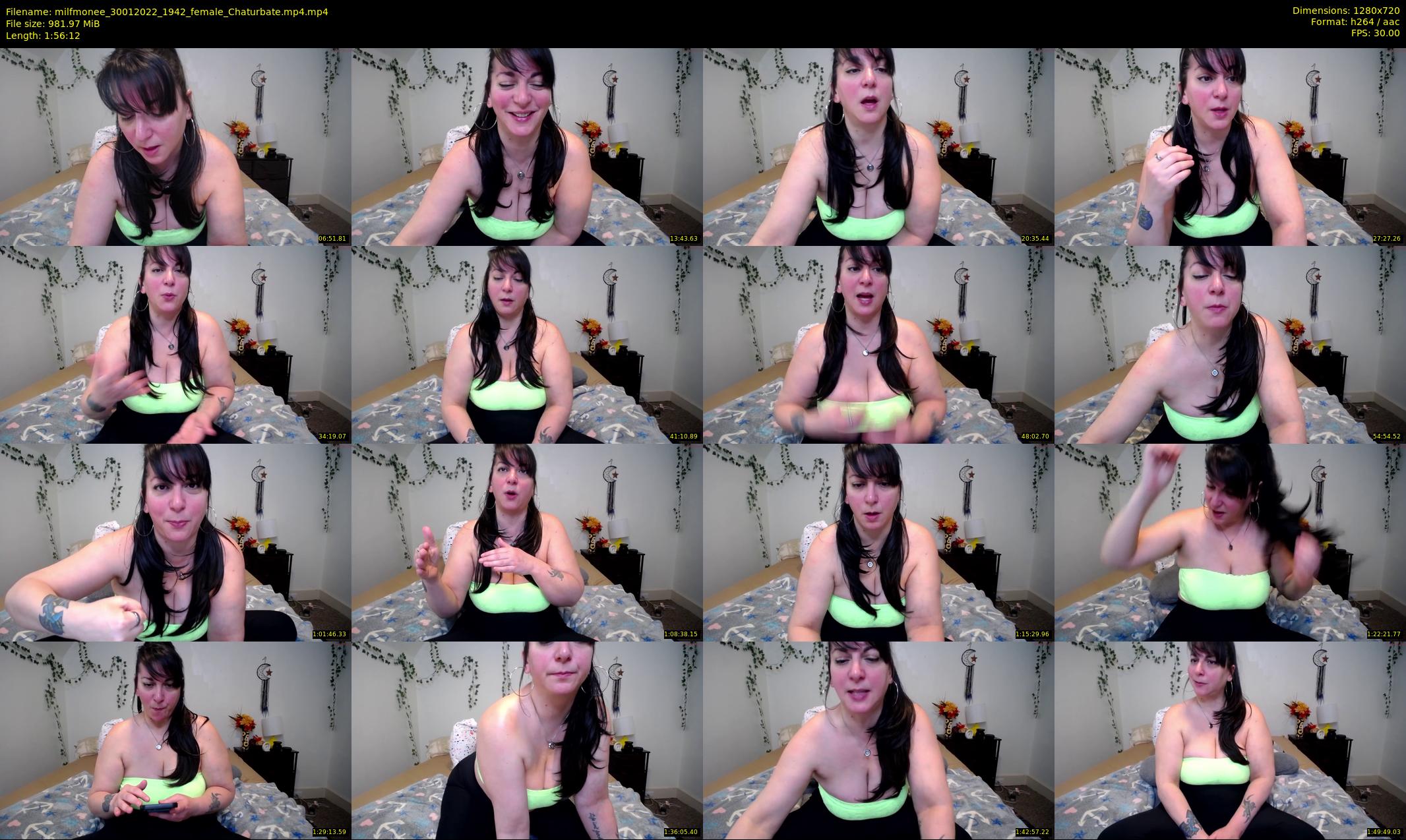 milfmonee — 117 minute Chaturbate female cam show recording, 720p, Jan 30, 2022