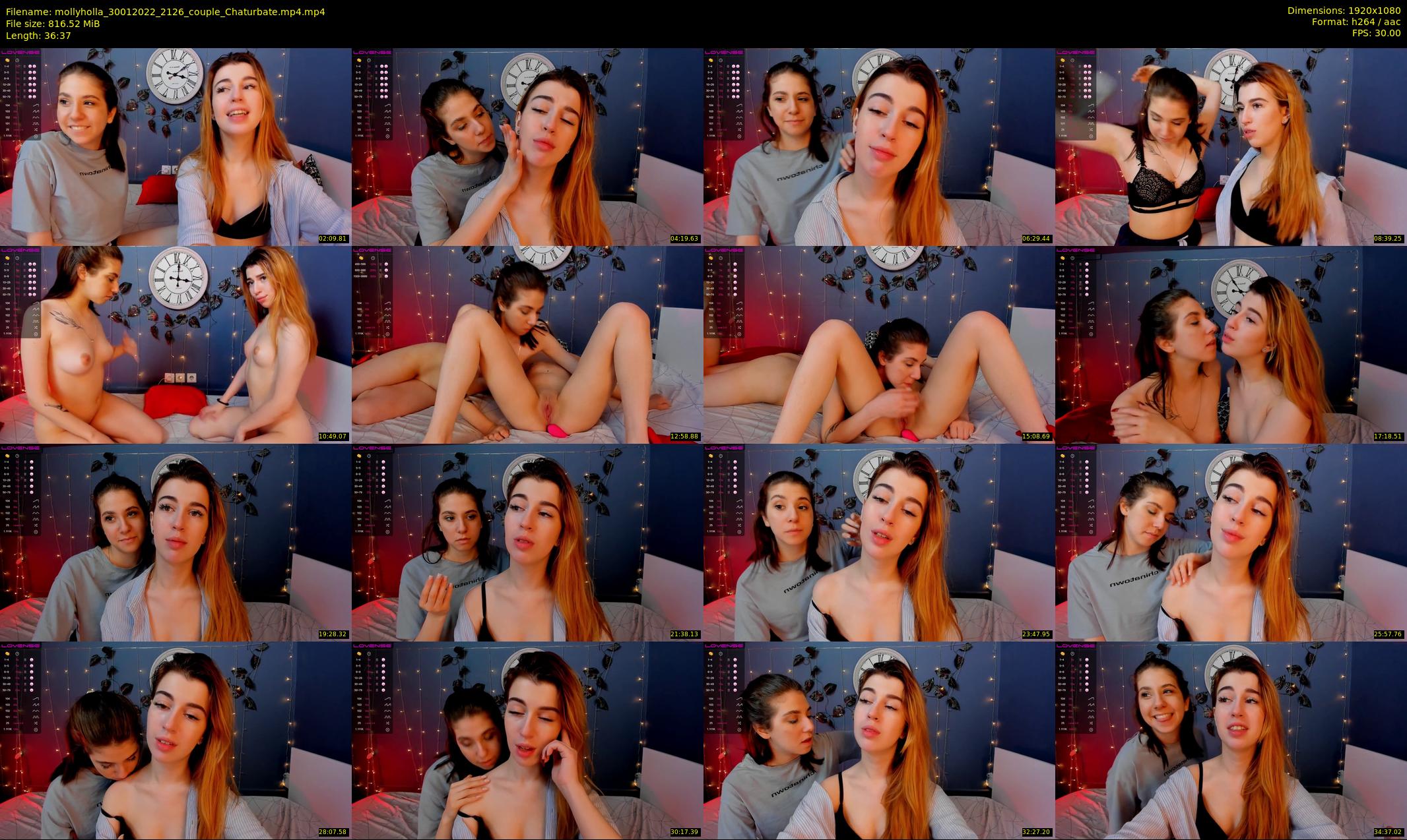 mollyholla — 37 minute Chaturbate couple cam show recording, 1080p, Jan 30, 2022
