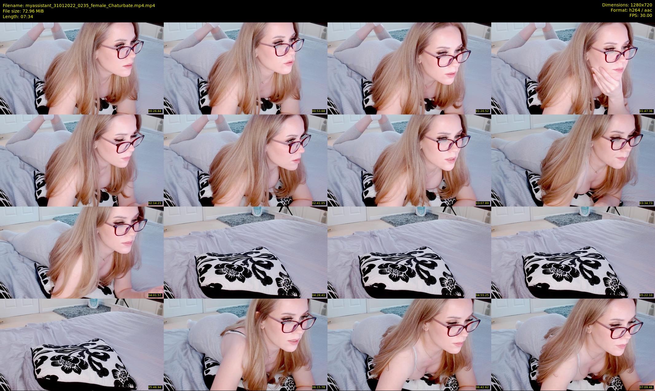myassistant — 8 minute Chaturbate female cam show recording, 720p, Jan 31, 2022
