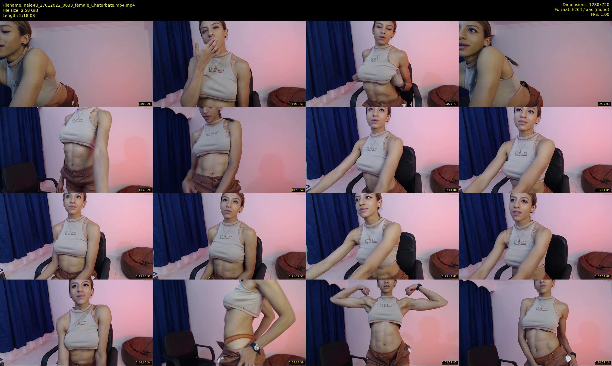nale4u — 139 minute Chaturbate female cam show recording, 720p, Jan 27, 2022